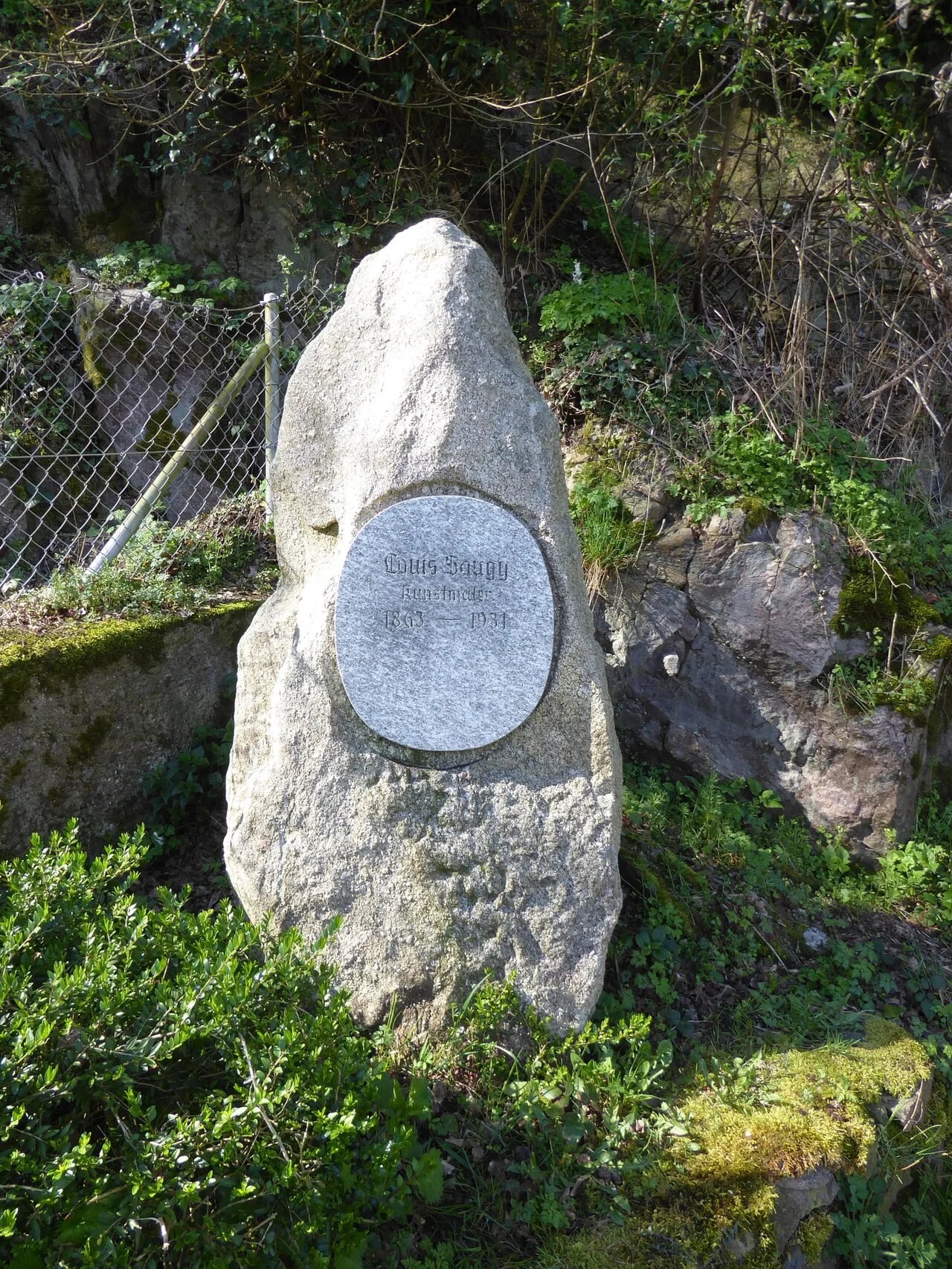 Porträt von Louis Saugy (1863–1931) – Gedenkseite