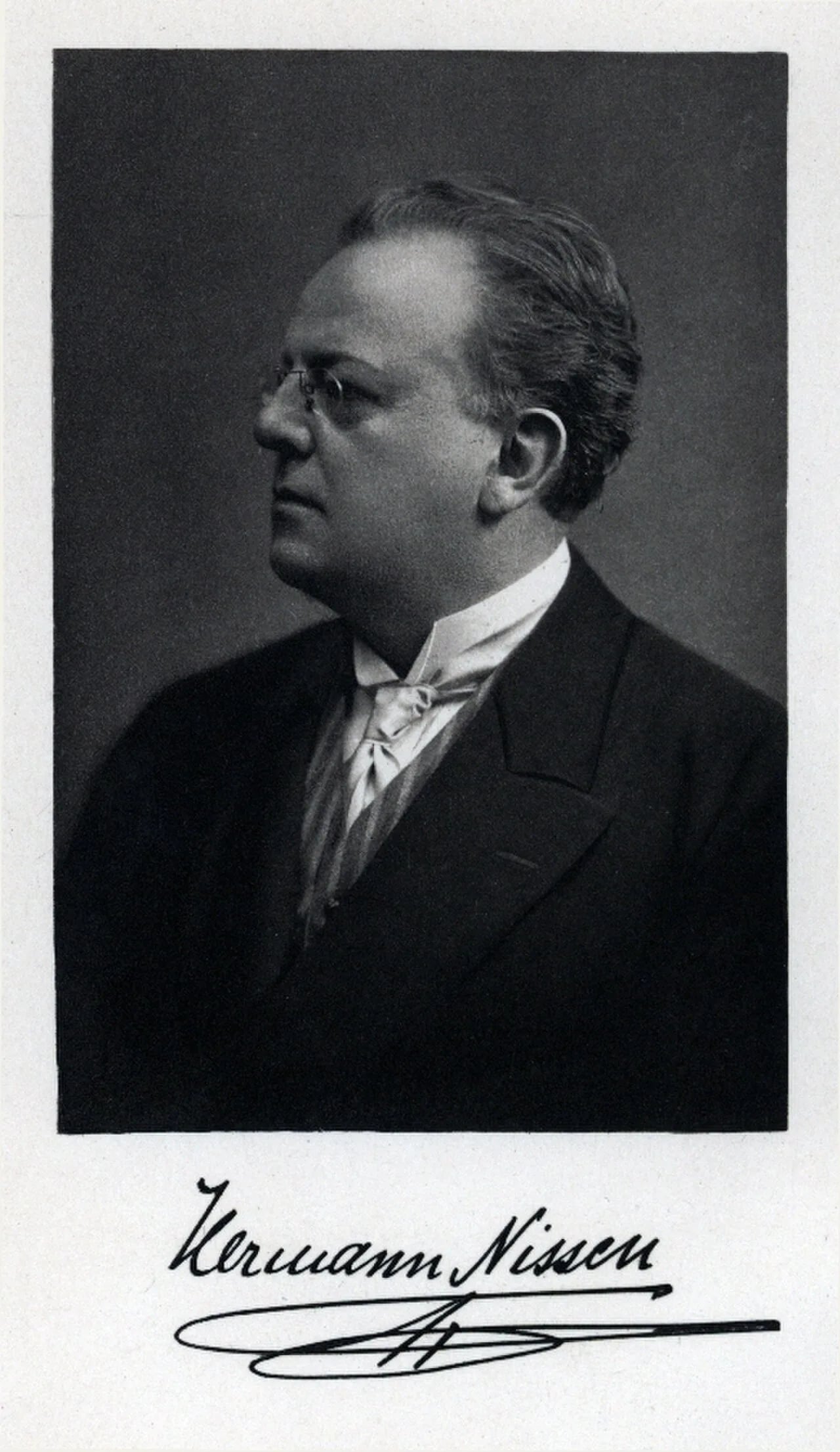Portrait of Hermann Nissen (1853–1914) – memorial page