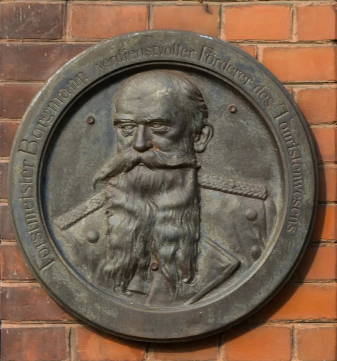 Porträt von Hugo Borgmann (1841–1906) – Gedenkseite