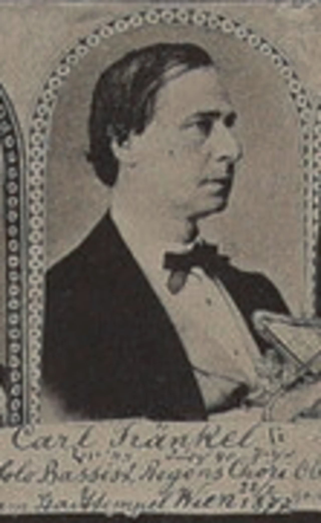 Porträt von Karl Fränkel (1810–1877) – Gedenkseite