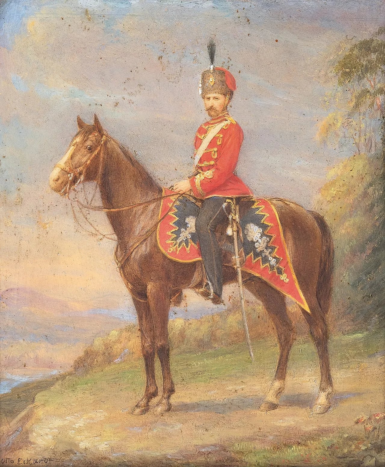 Porträt von Gisbert Graf von Fürstenberg-Stammheim (1836–1908) – Gedenkseite
