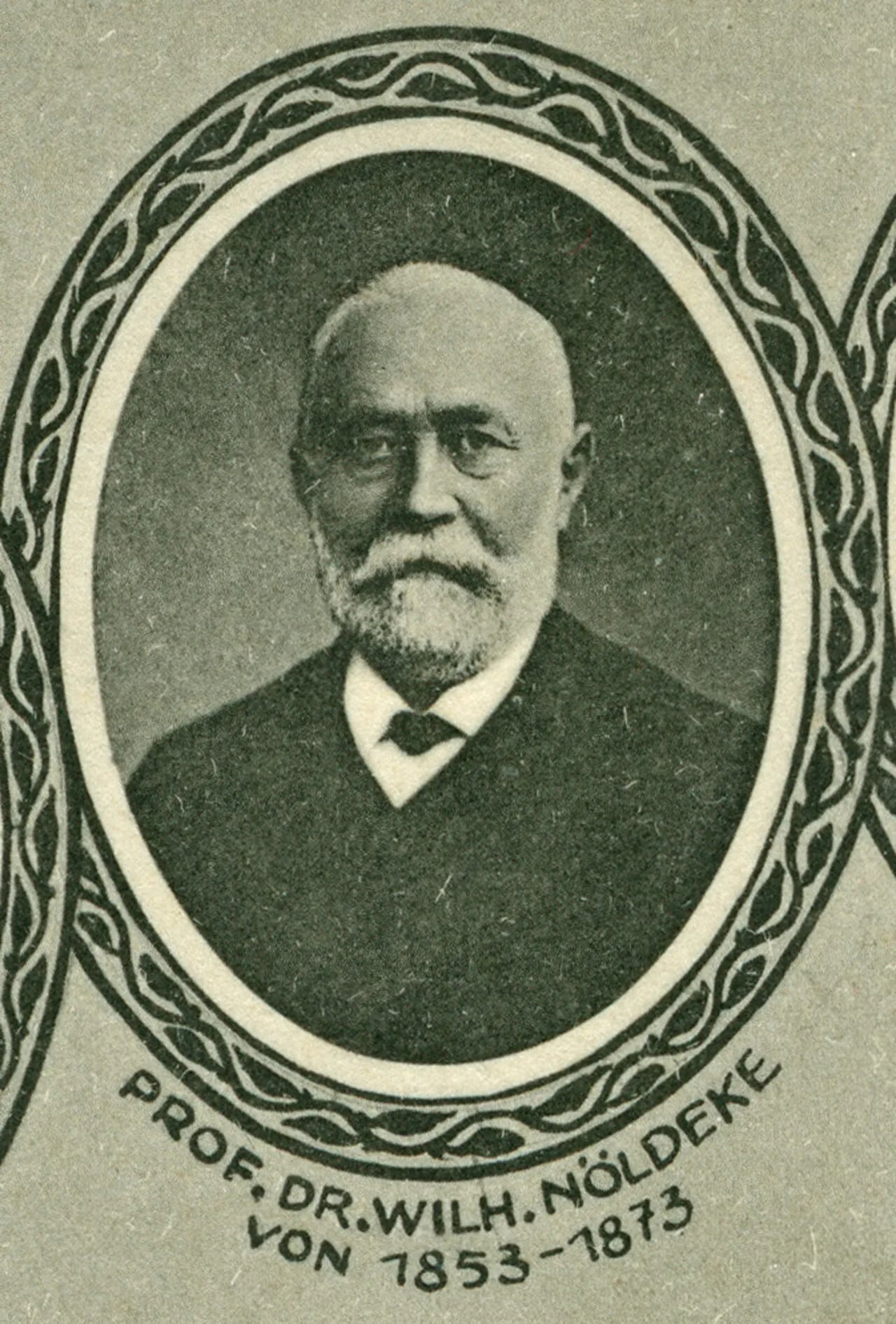 Porträt von Wilhelm Nöldeke (1821–1906) – Gedenkseite