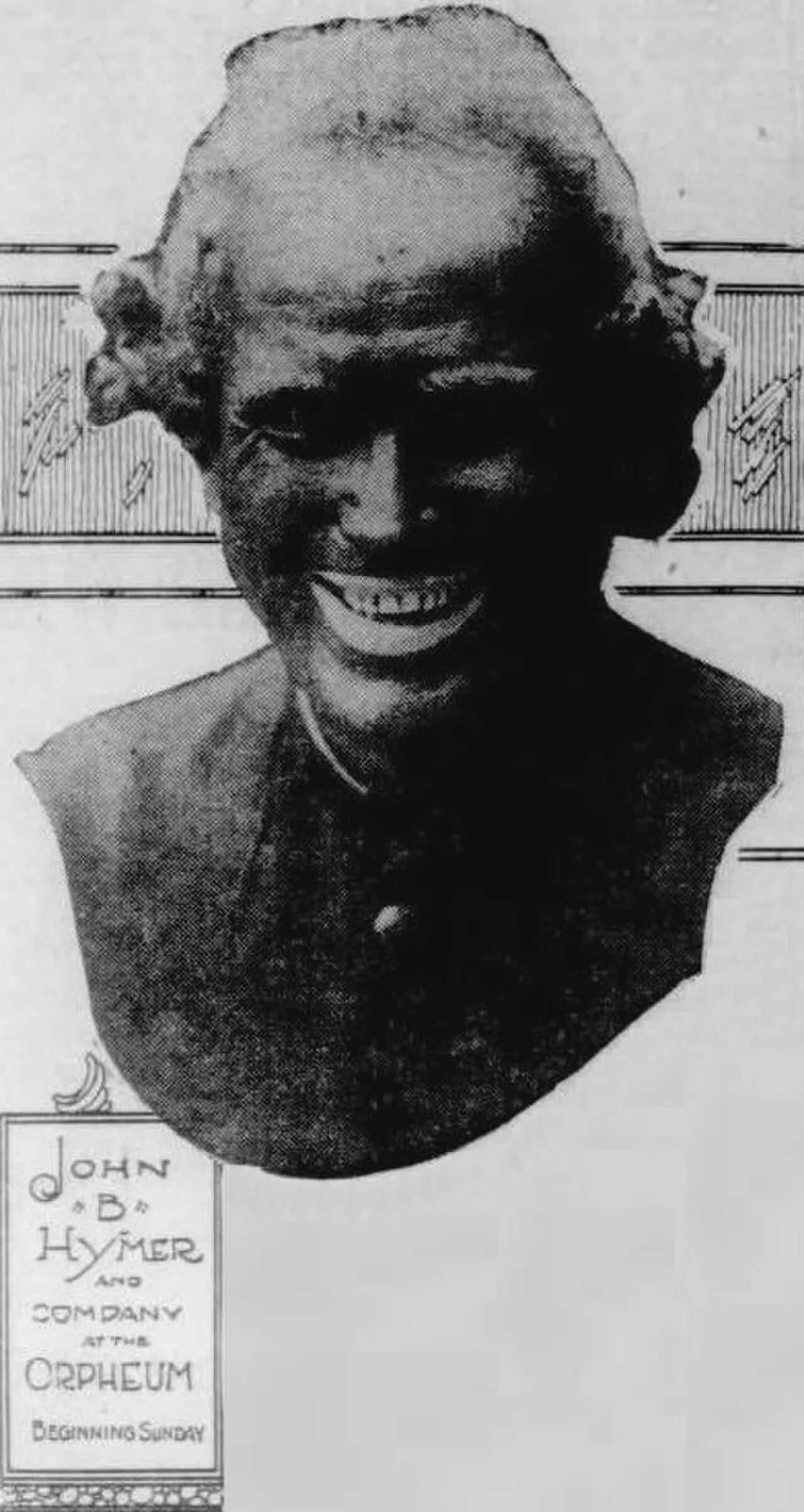Portrait of John B. Hymer (1875–1953) – memorial page