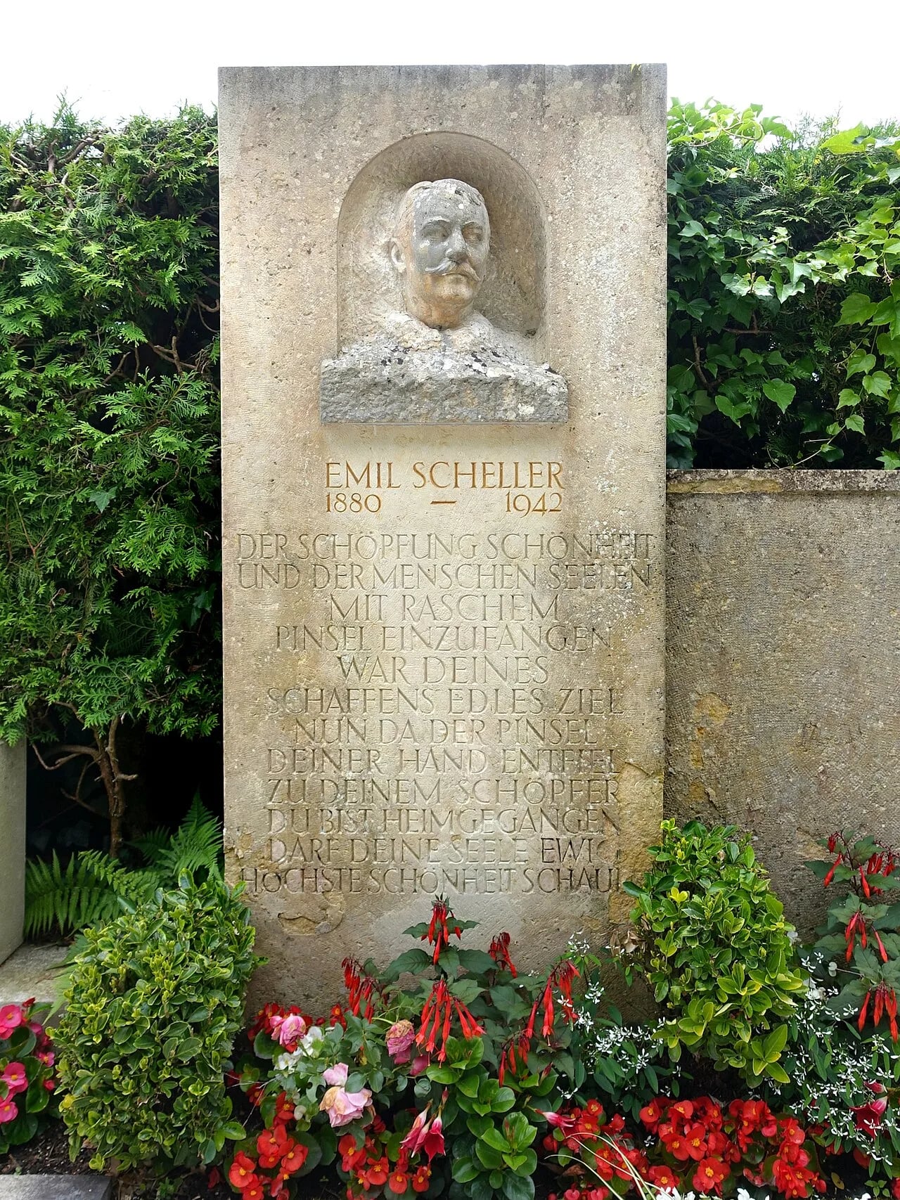 Porträt von Emil Scheller (1880–1942) – Gedenkseite