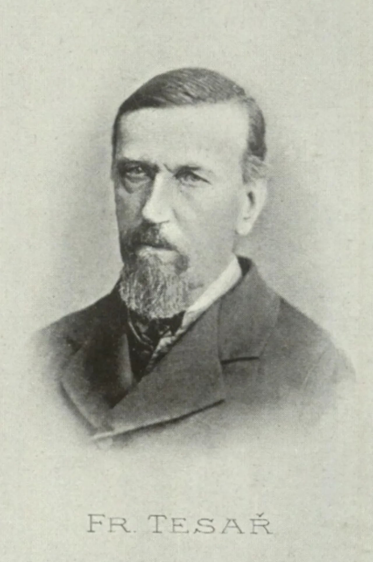 Porträt von Franz Tesař (1818–1885) – Gedenkseite