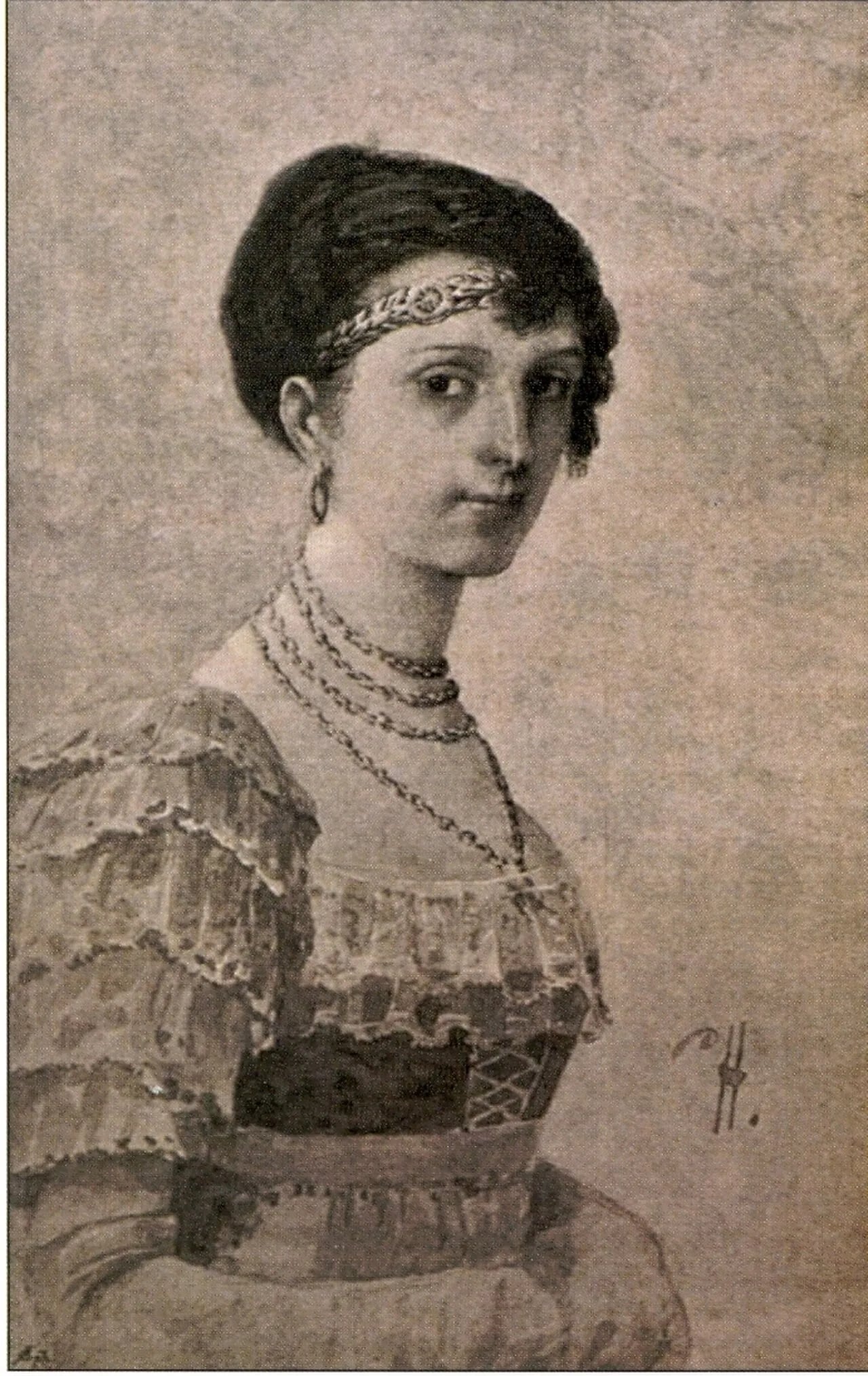Portrait of Anna Majthényi (1789–1885) – memorial page