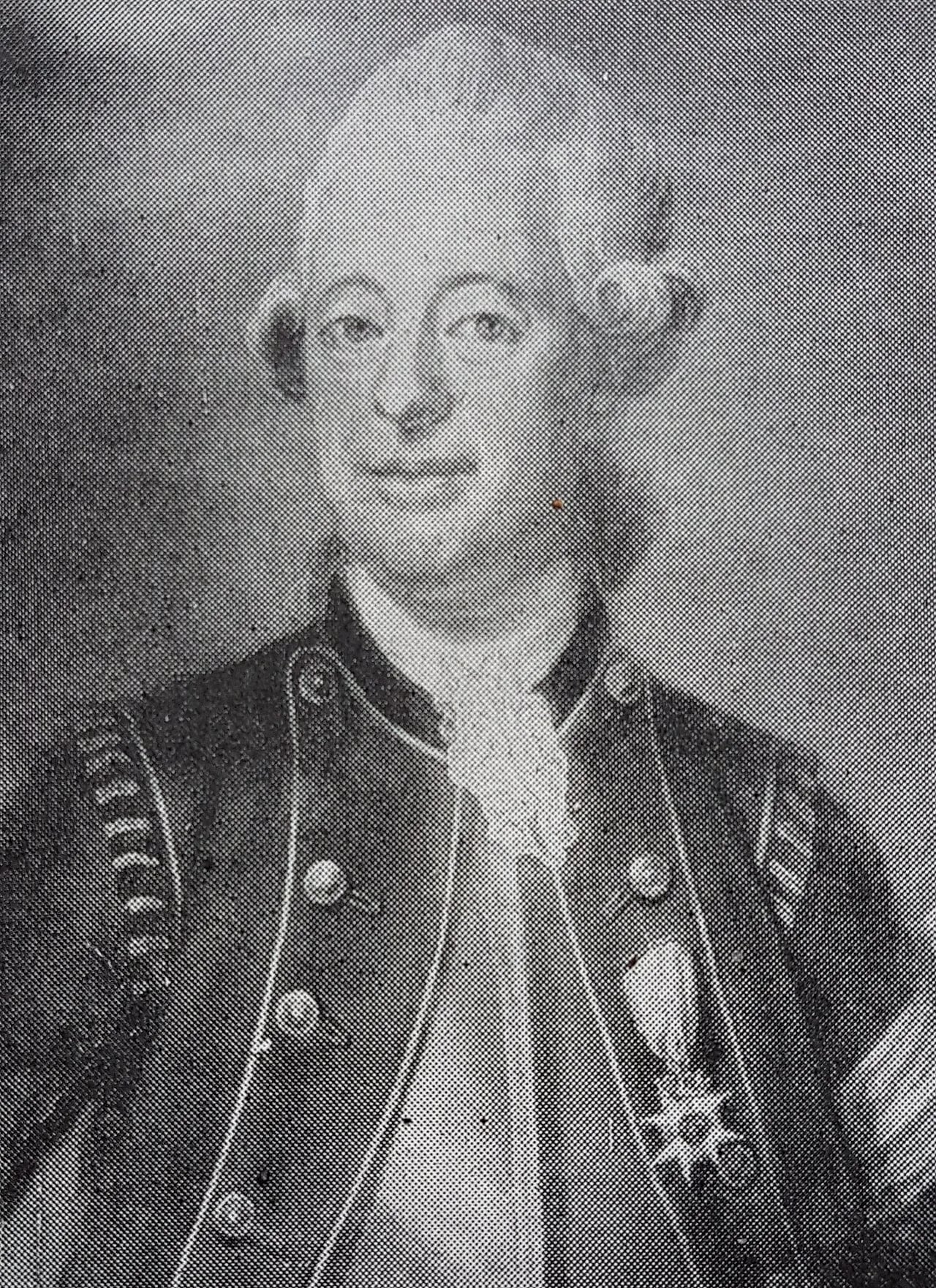 Portrait of Carl Philip Sack (1726–1797) – memorial page