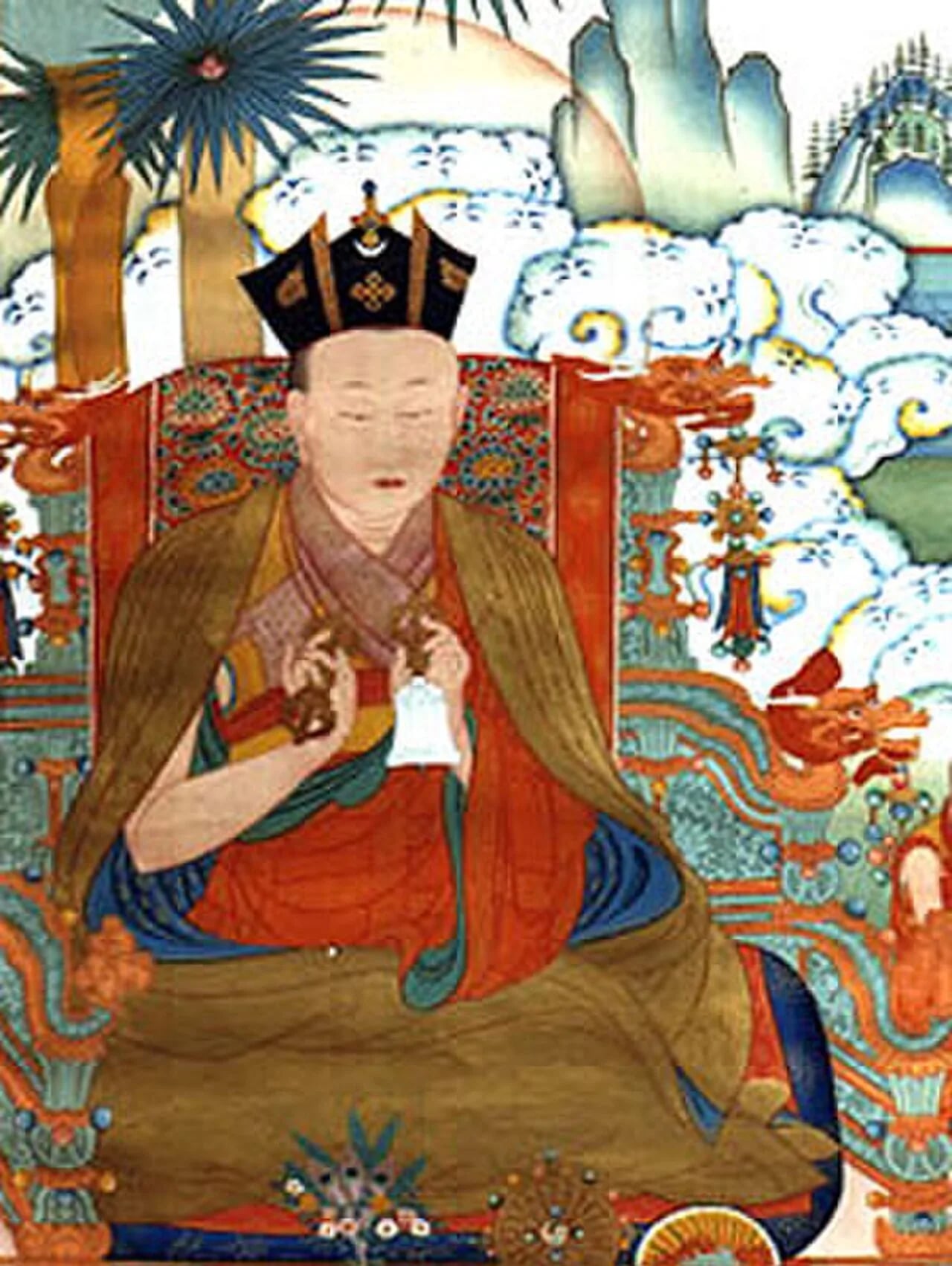 Porträt von Deshin Shegpa (1384–1415) – Gedenkseite