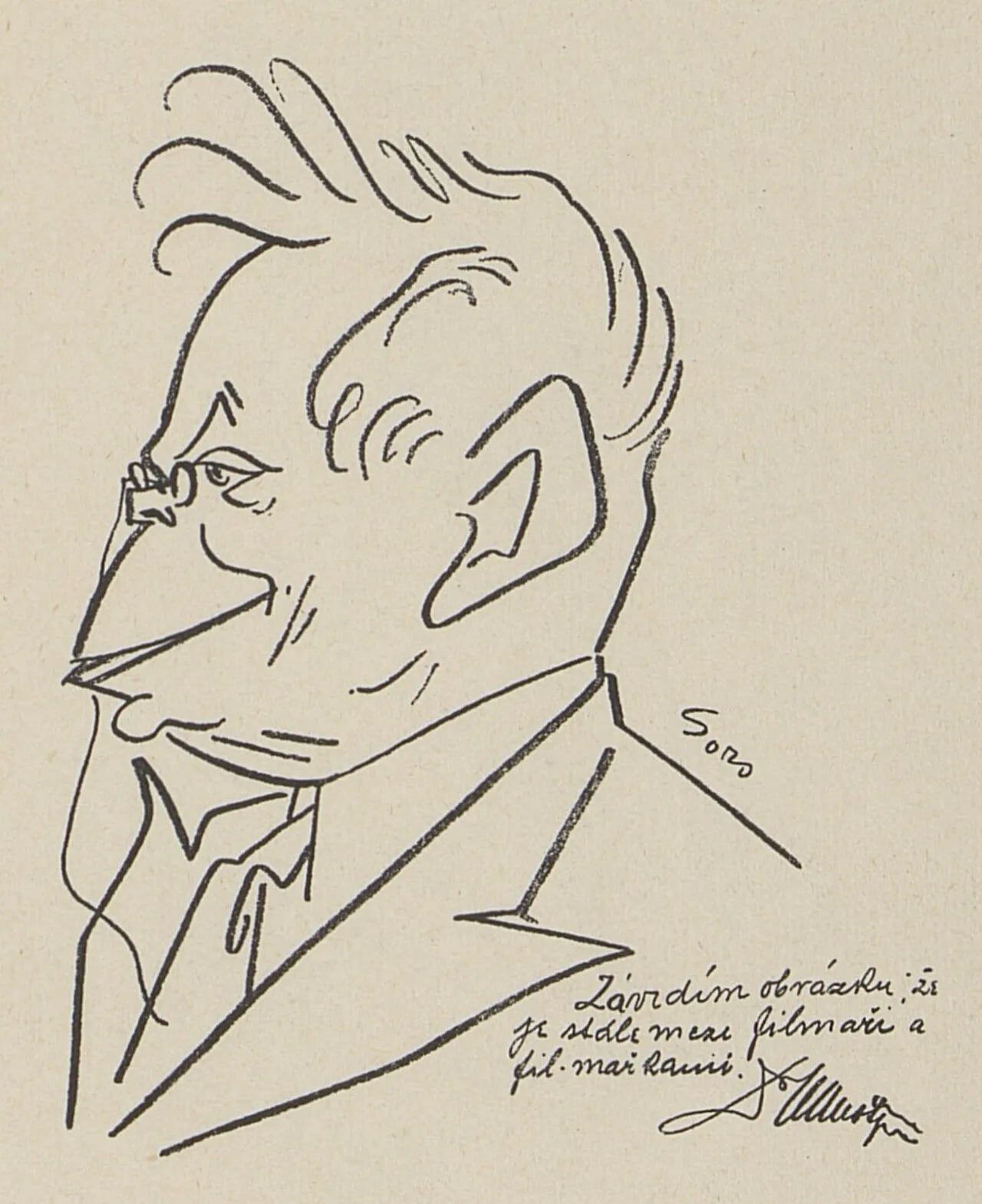 Porträt von Alfred Baštýř (1865–1942) – Gedenkseite