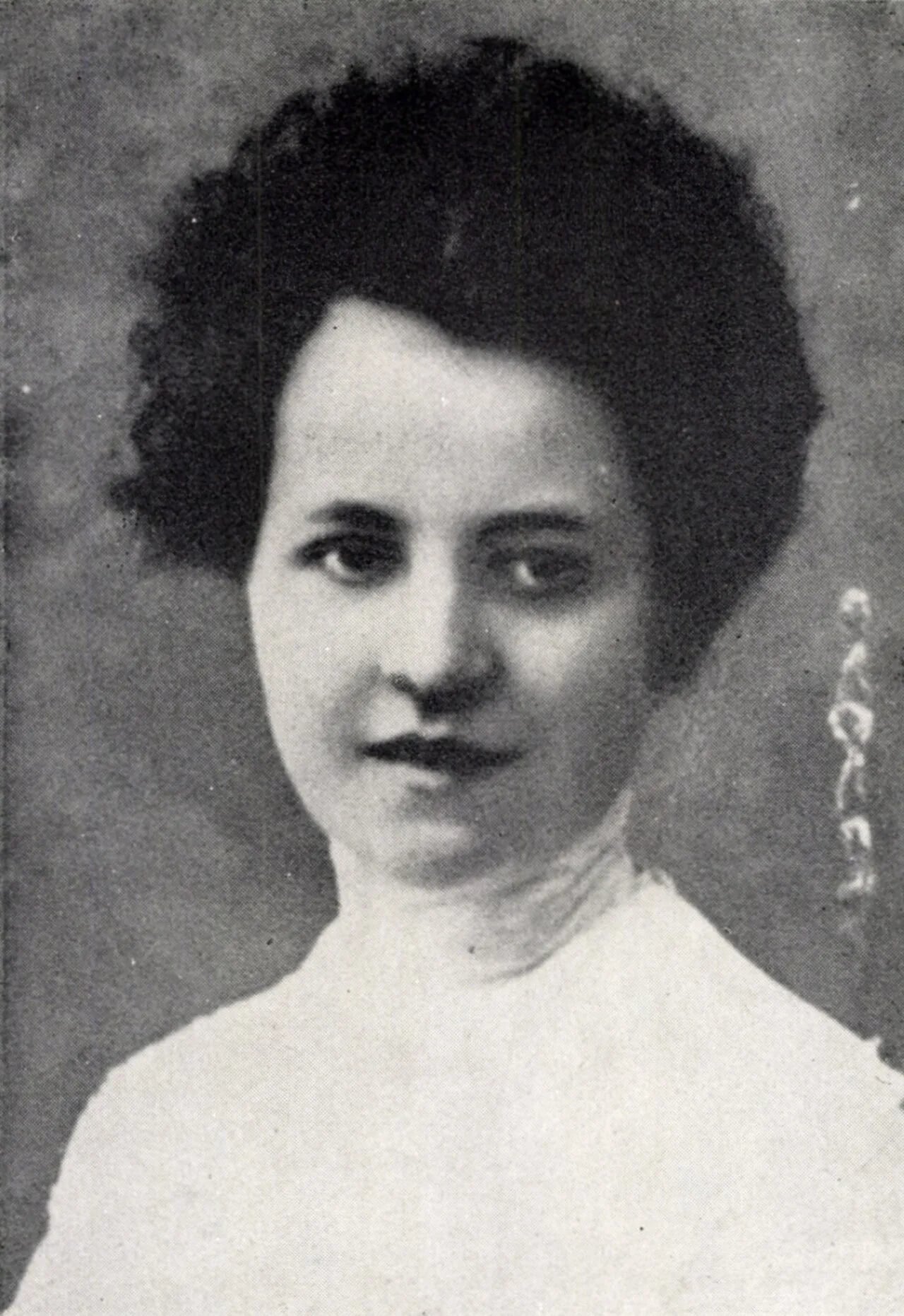Porträt von Božena Mrštíková (1876–1958) – Gedenkseite