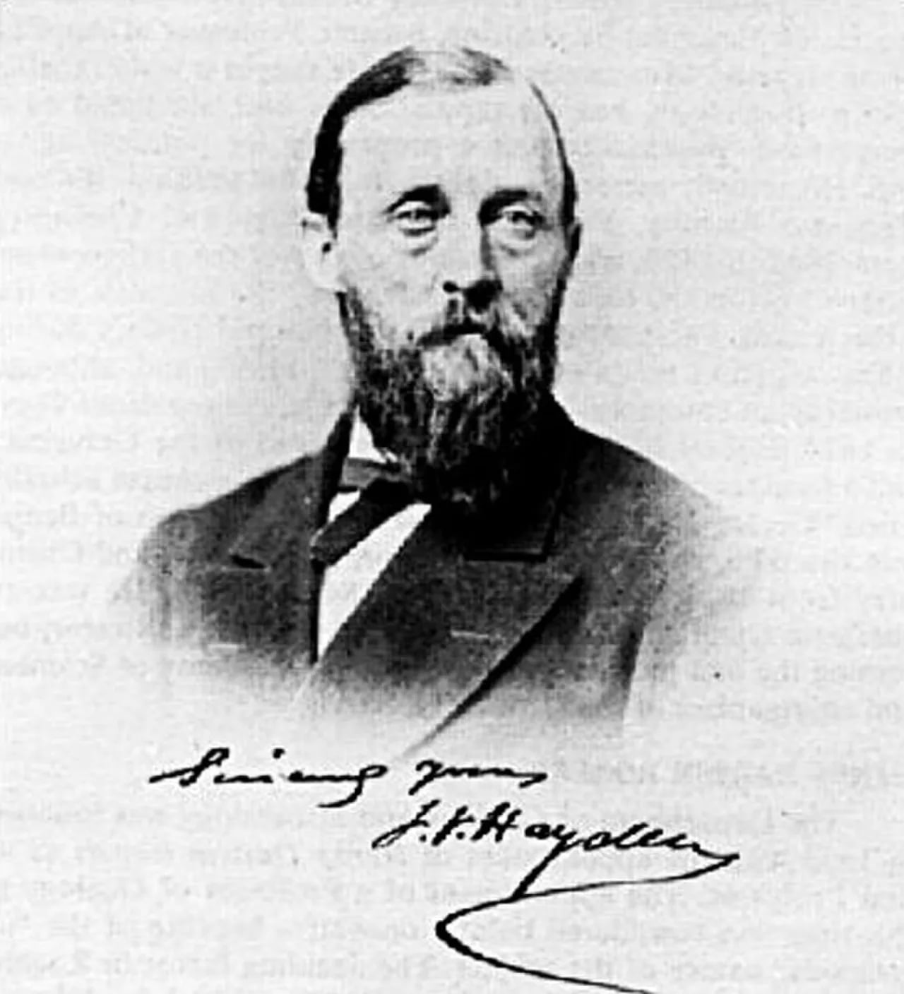 Porträt von Ferdinand Vandeveer Hayden (1829–1887) – Gedenkseite