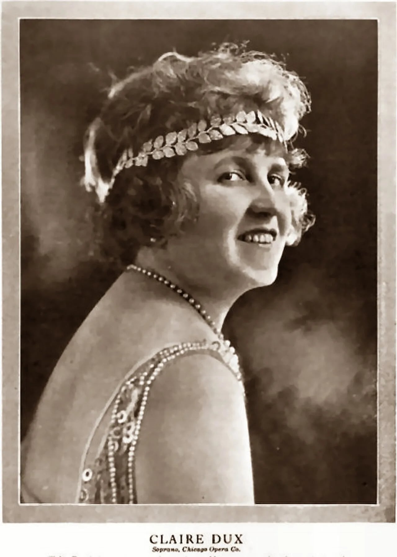 Portrait of Claire Dux (1885–1967) – memorial page