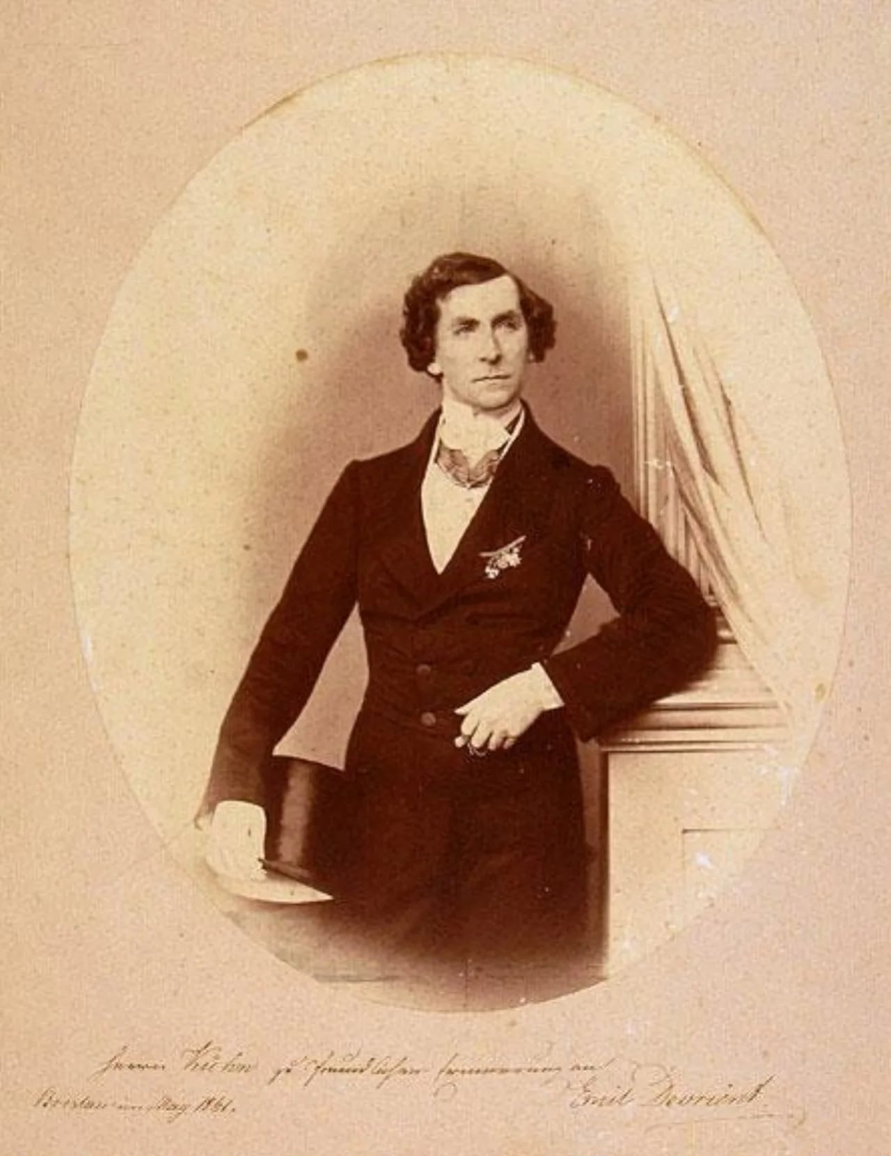 Portrait of Gustav Emil Devrient (1803–1872) – memorial page