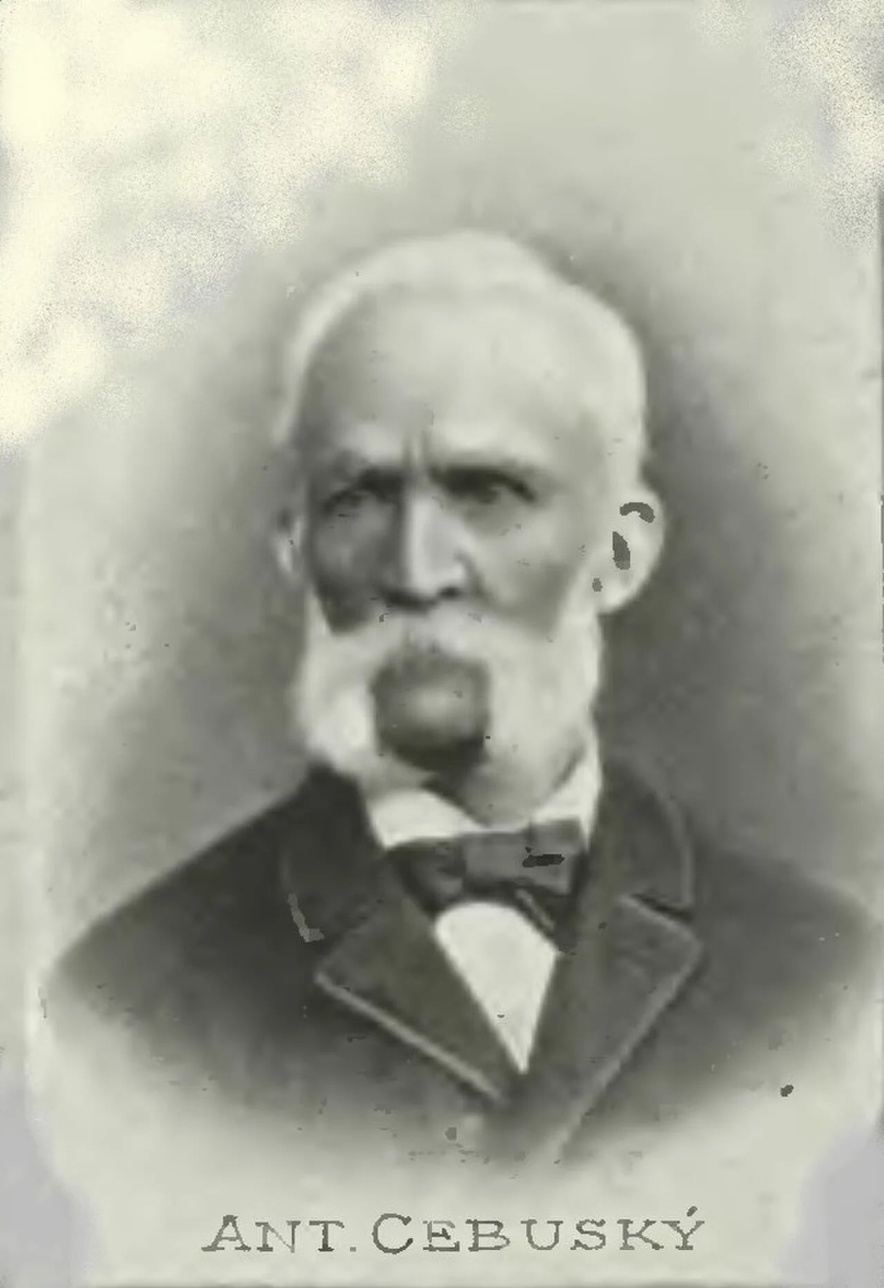 Porträt von Antonín Cebuský (1816–1884) – Gedenkseite