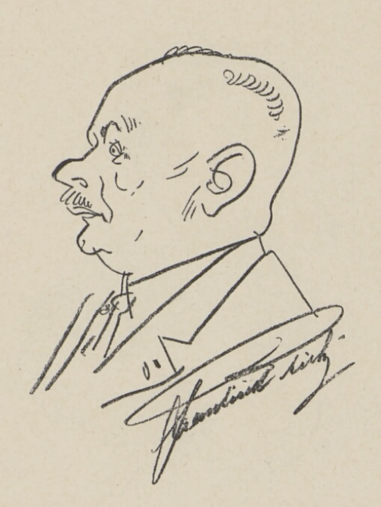 Porträt von František Tichý (1872–1947) – Gedenkseite
