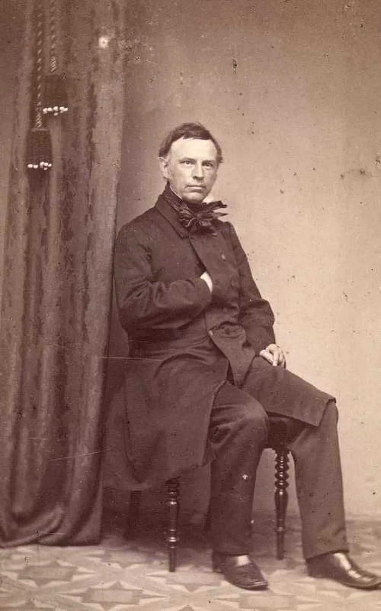 Porträt von Johan Sebastian Welhaven (1807–1873) – Gedenkseite