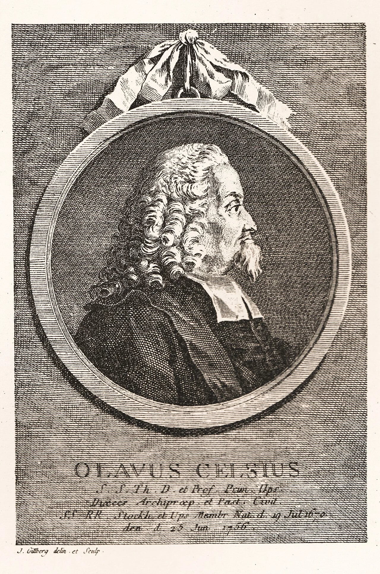 Portrait of Olof Celsius der Ältere (1670–1756) – memorial page