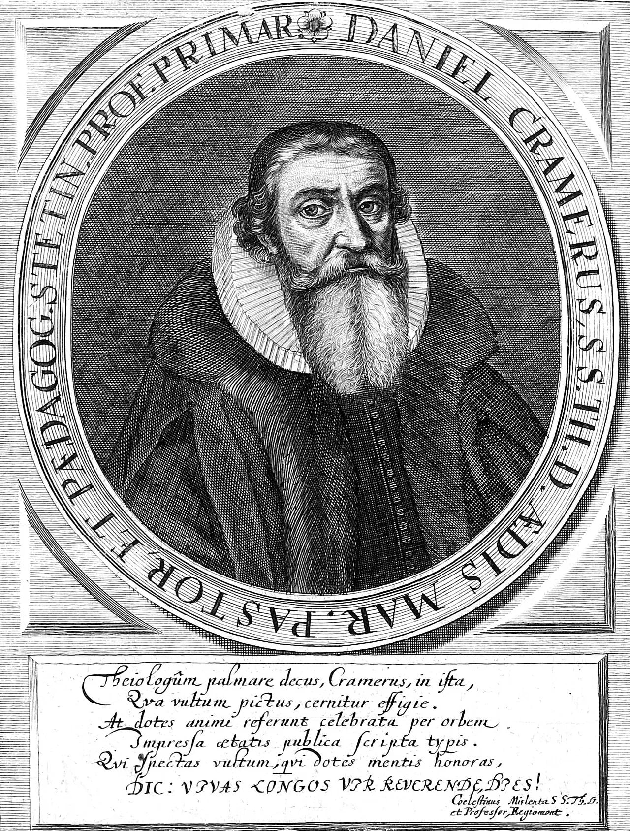 Porträt von Daniel Cramer (1568–1637) – Gedenkseite