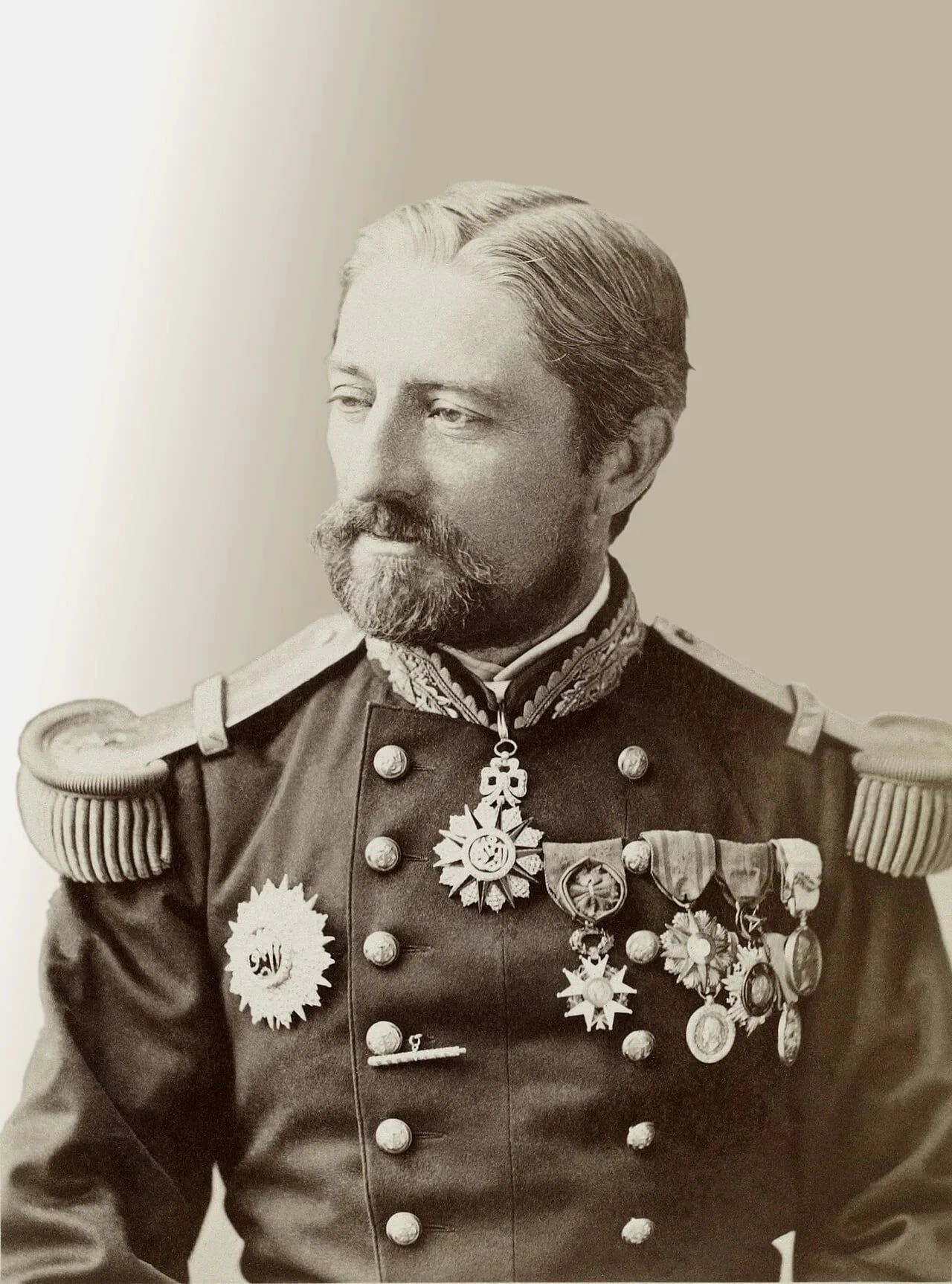 Portrait of Jules de Cuverville (1834–1912) – memorial page