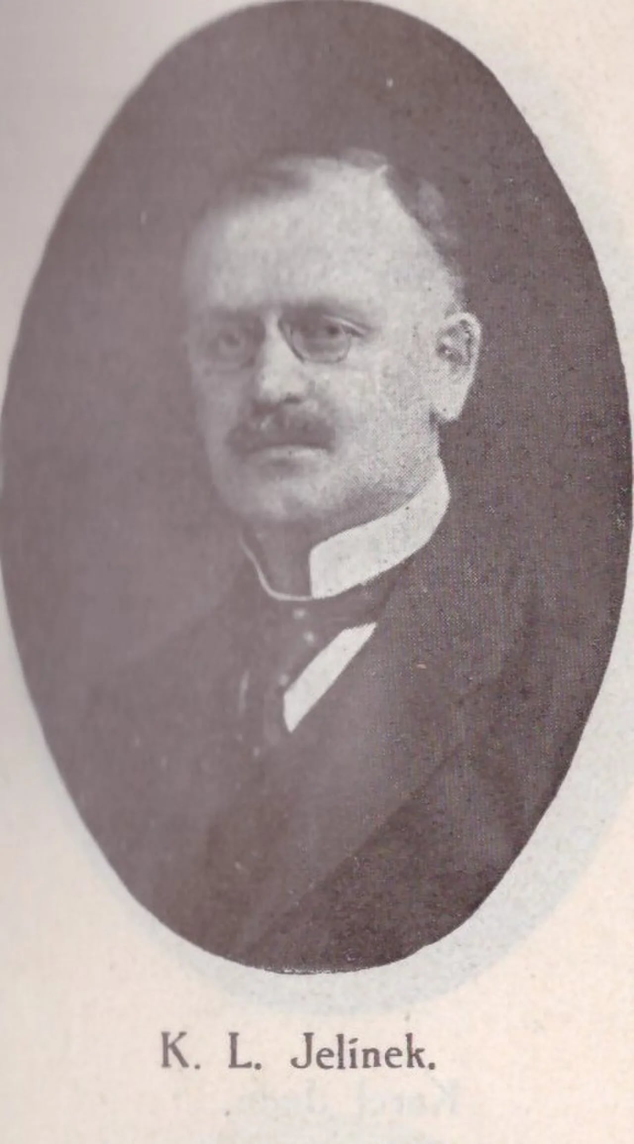Porträt von Karel L. Jelínek (1871–1934) – Gedenkseite