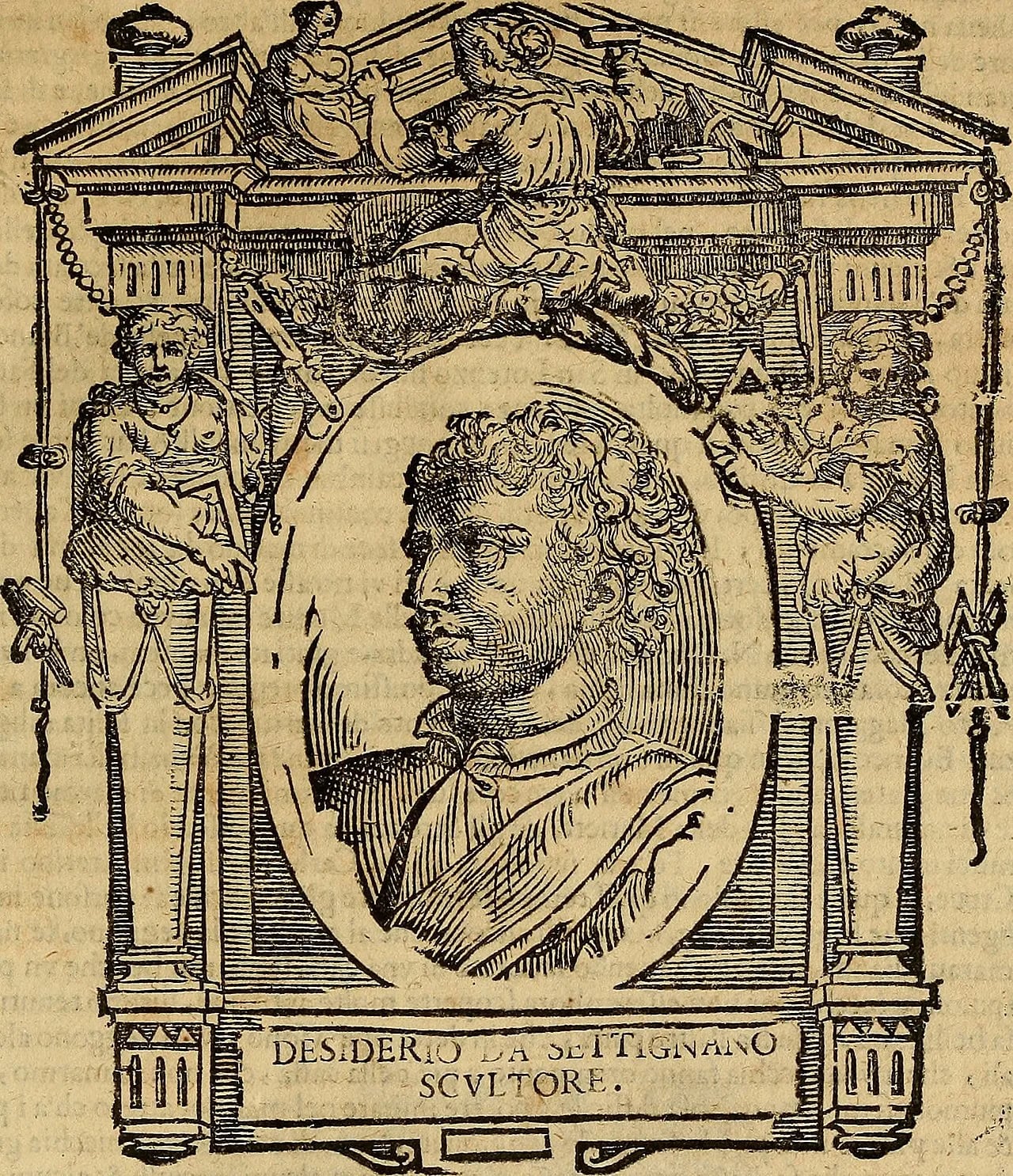 Porträt von Desiderio da Settignano (1430–1464) – Gedenkseite