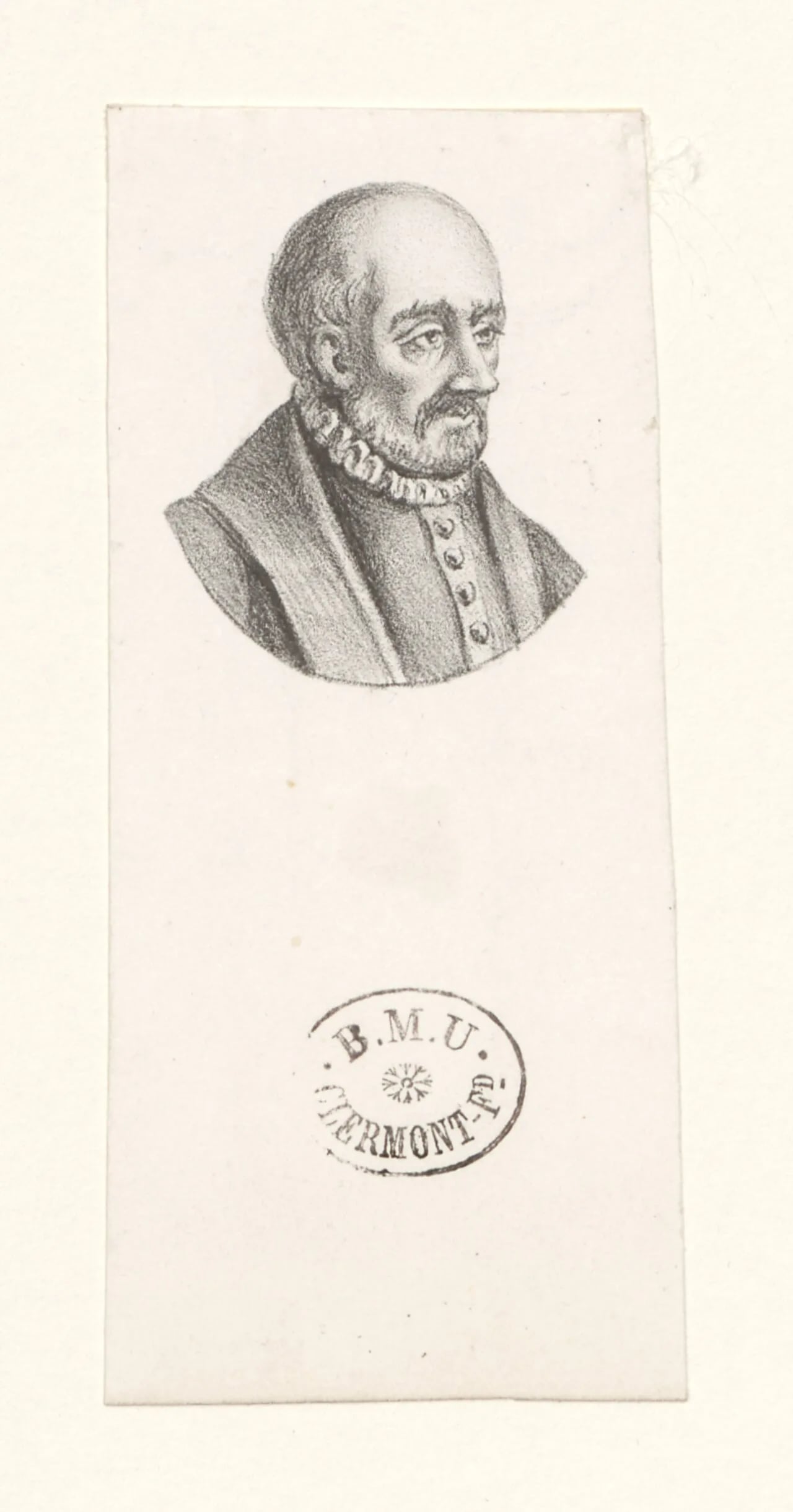Porträt von Antoine du Bourg (1489–1538) – Gedenkseite