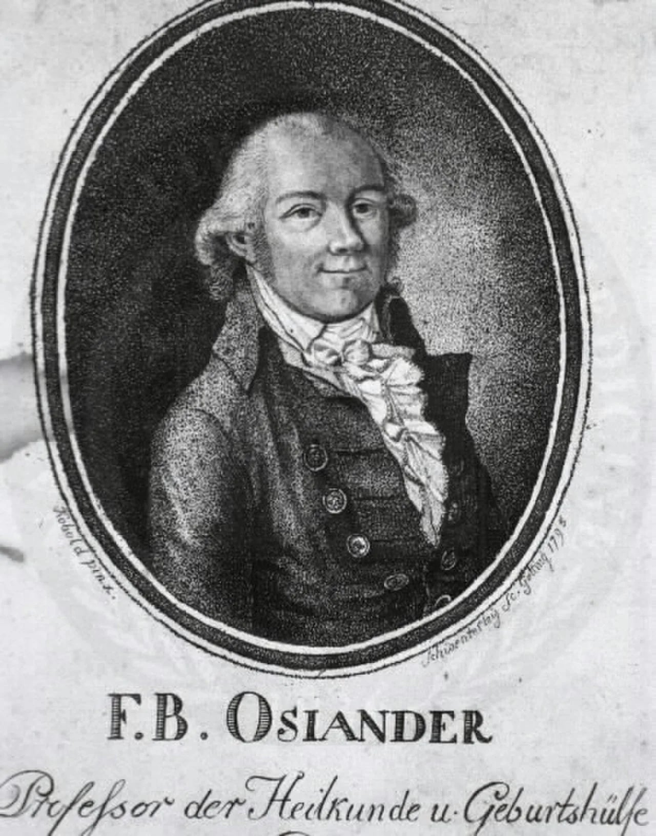 Portrait of Friedrich Benjamin Osiander (1759–1822) – memorial page