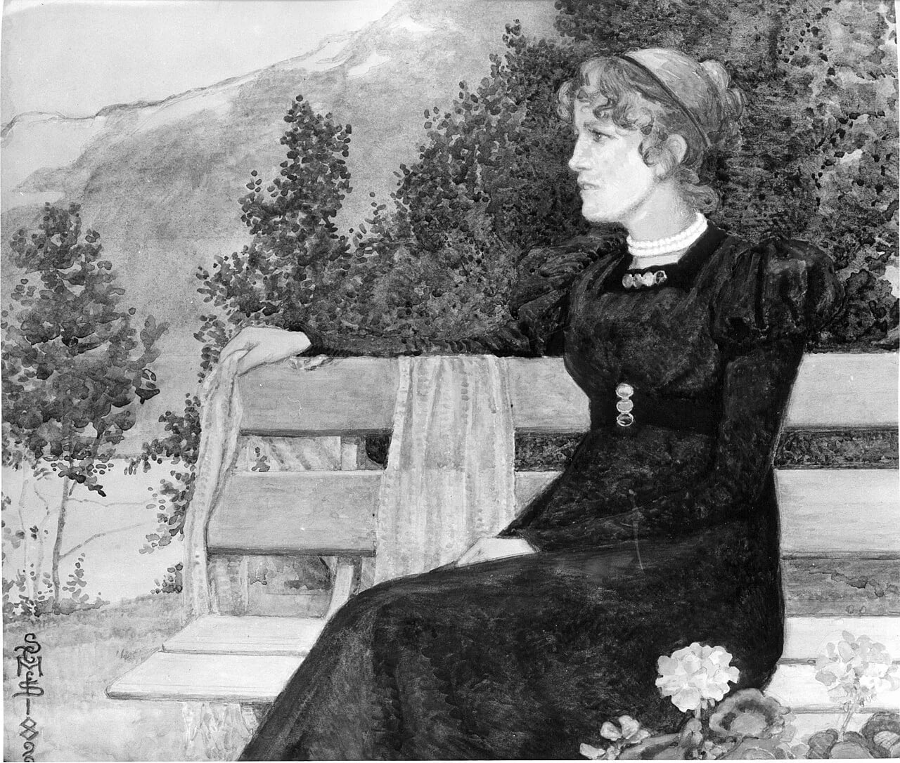 Portrait of Hanna Castberg von der Lippe (1872–1926) – memorial page