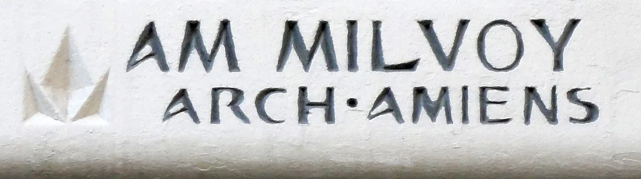 Porträt von Amédée Milvoy (1860–1929) – Gedenkseite
