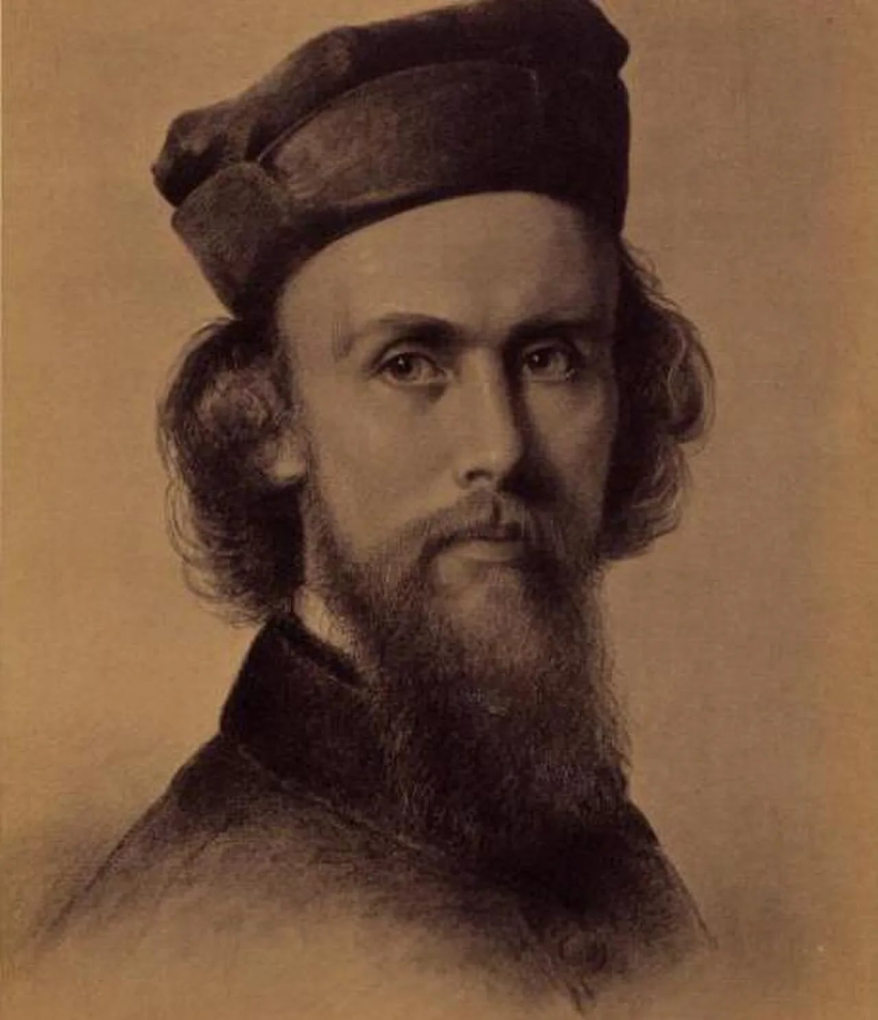 Porträt von Benjamin Paul Akers (1825–1861) – Gedenkseite