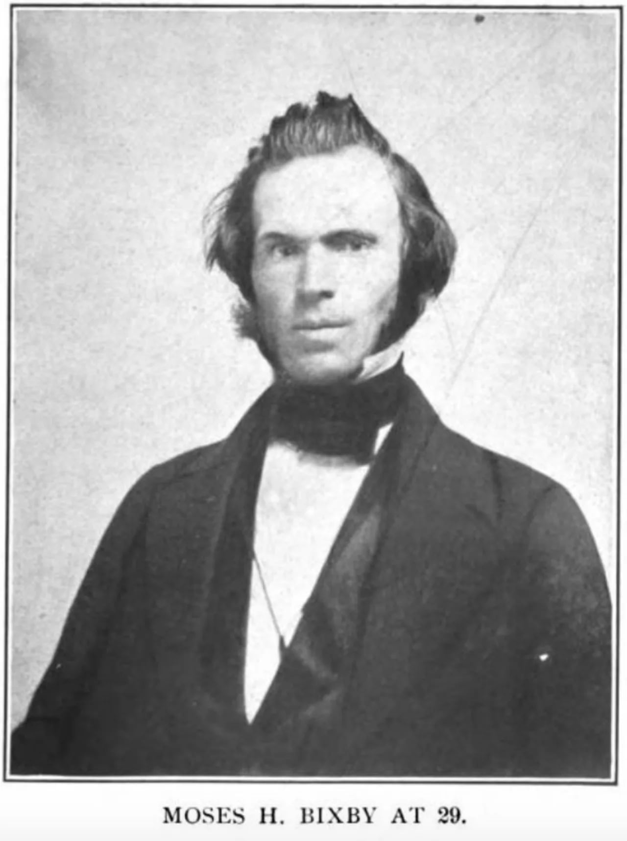 Porträt von Moses Bixby (1827–1901) – Gedenkseite