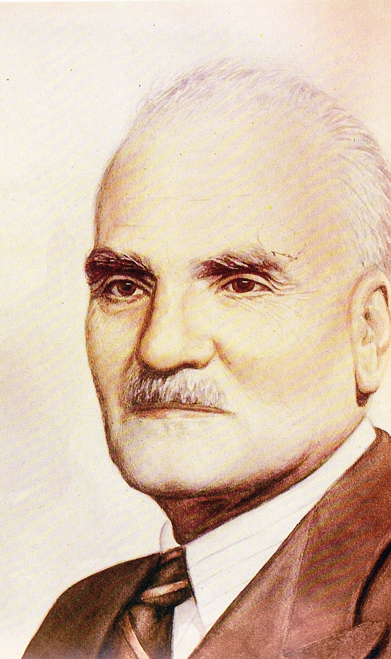 Porträt von Seyyed Hassan Taqizadeh (1878–1970) – Gedenkseite