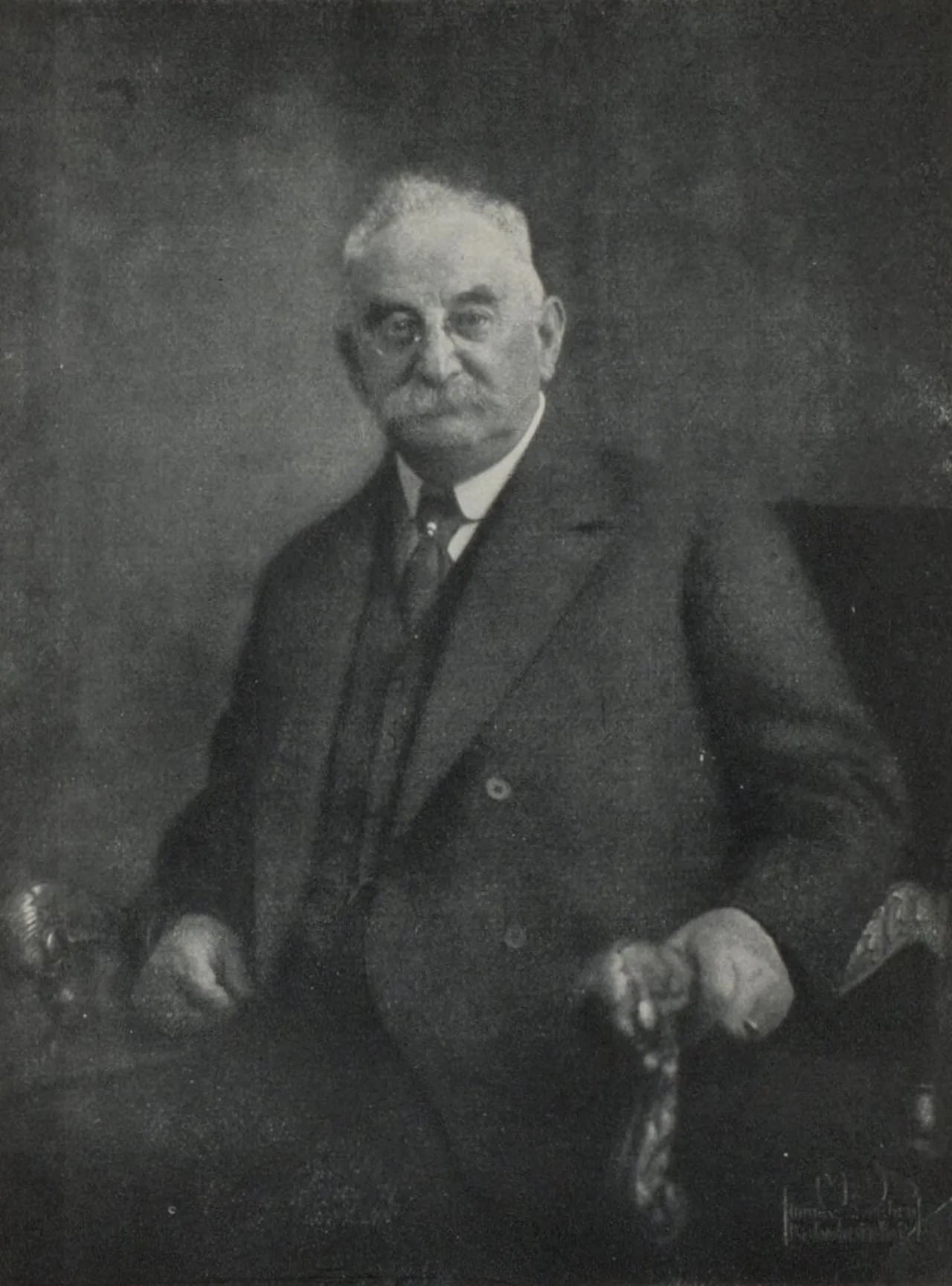 Porträt von Oscar Tietz (1858–1923) – Gedenkseite