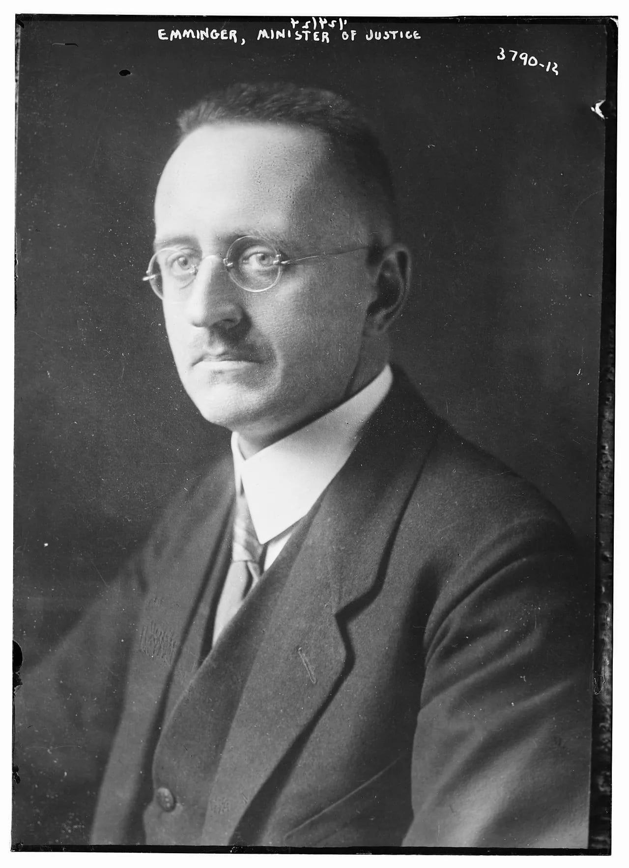 Porträt von Erich Emminger (1880–1951) – Gedenkseite