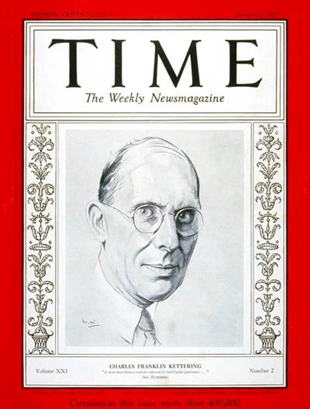 Portrait of Charles Kettering (1876–1958) – memorial page