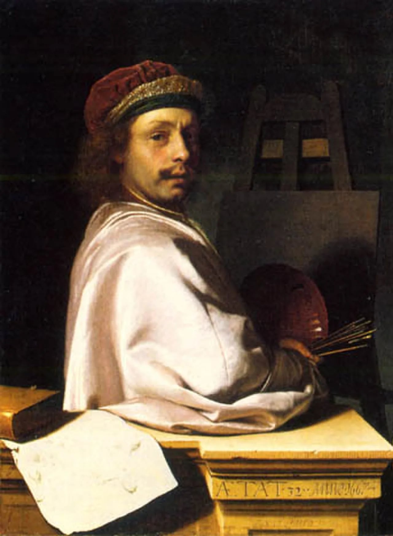 Porträt von Frans van Mieris der Ältere (1635–1681) – Gedenkseite