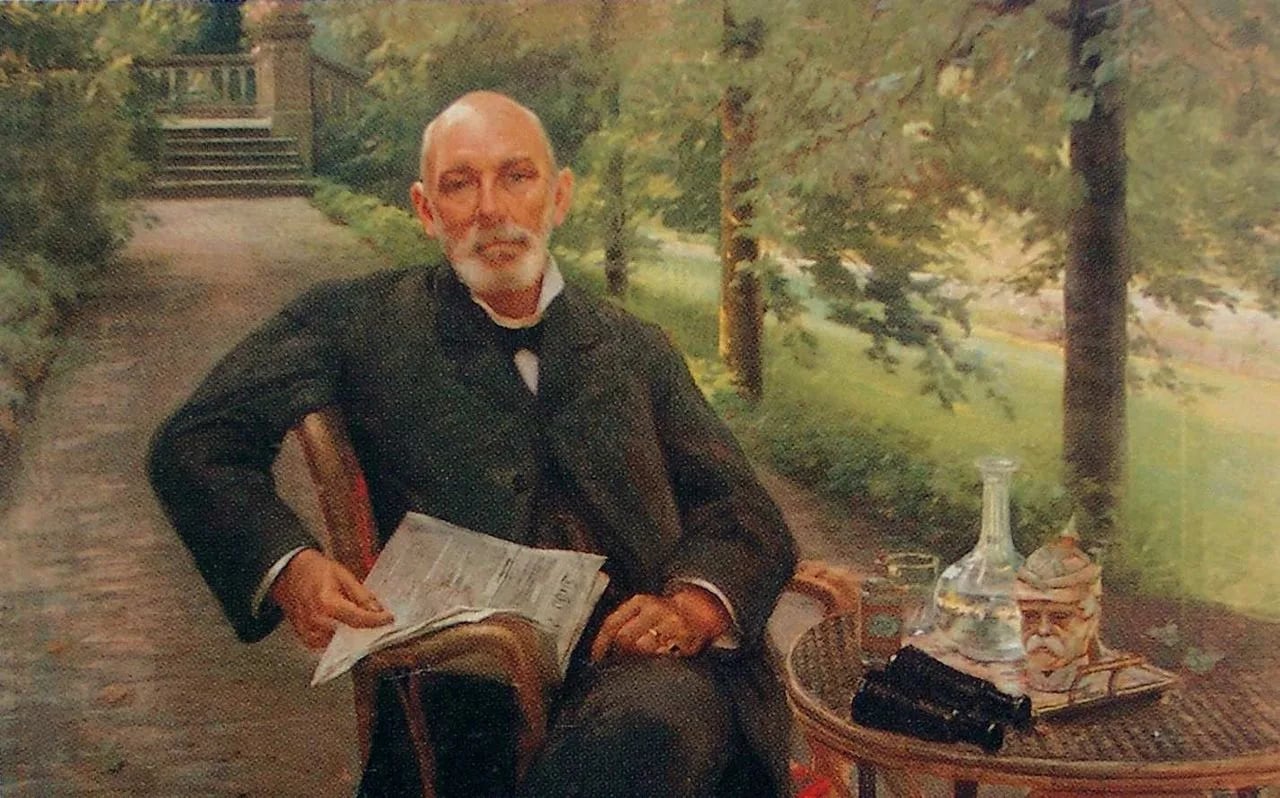 Porträt von Ferdinand Mülhens (1844–1928) – Gedenkseite