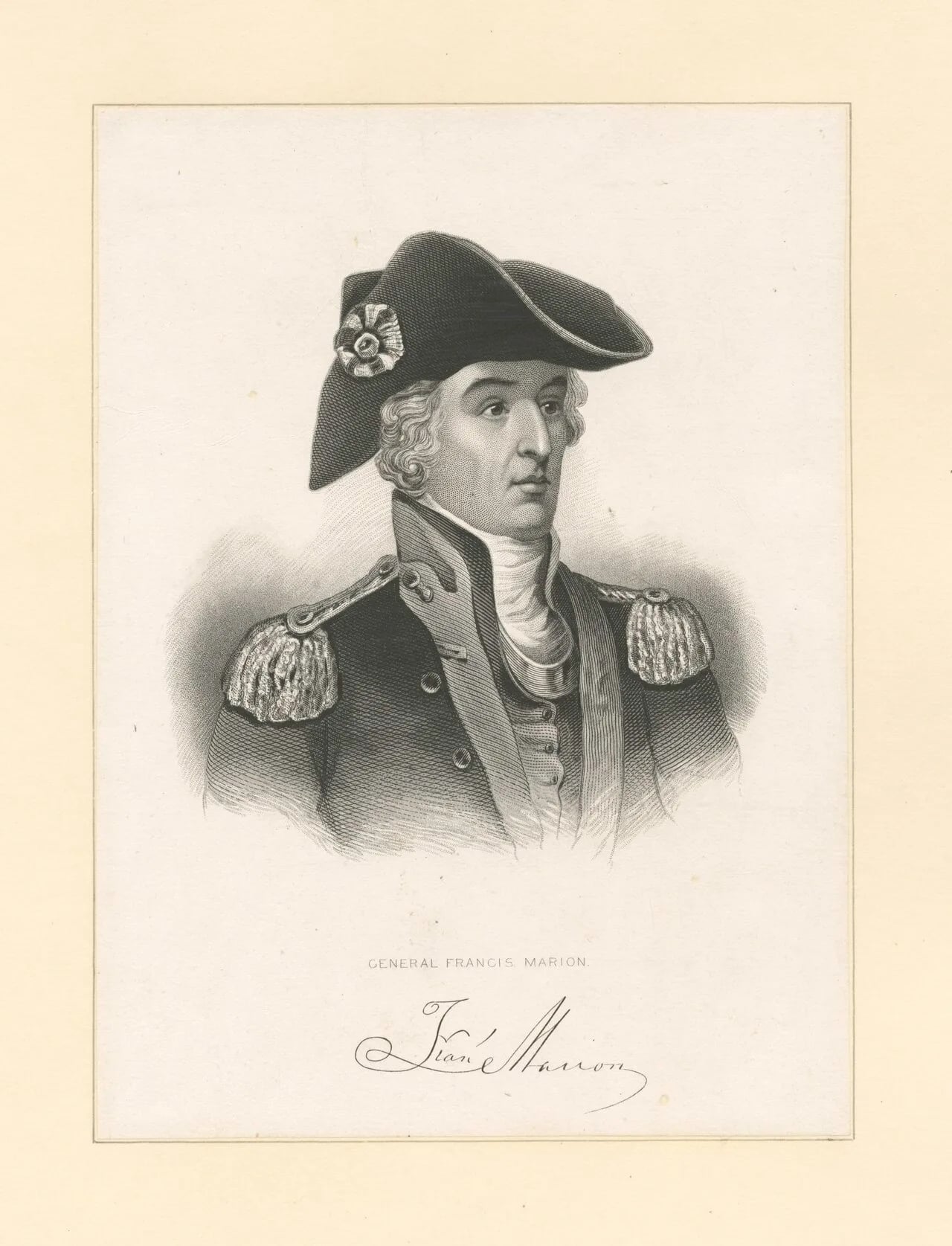 Portrait of Francis Marion (1732–1795) – memorial page