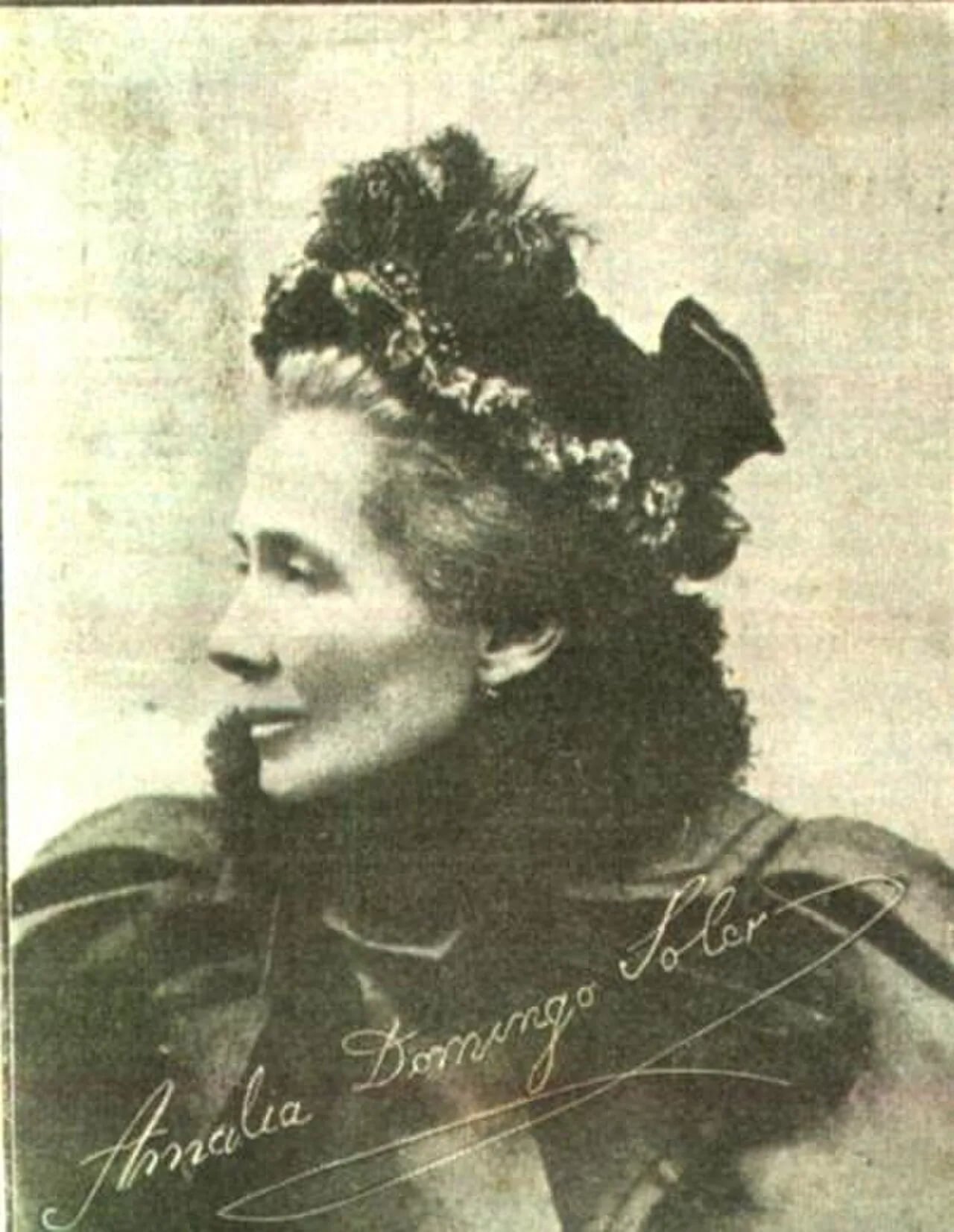 Porträt von Amalia Domingo Soler (1835–1909) – Gedenkseite
