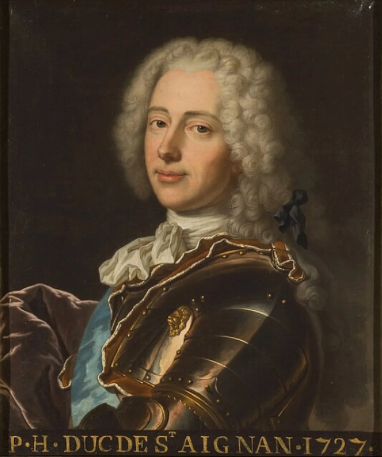 Portrait of Paul-Hippolyte de Beauvilliers, duc de Saint-Aignan (1684–1776) – memorial page