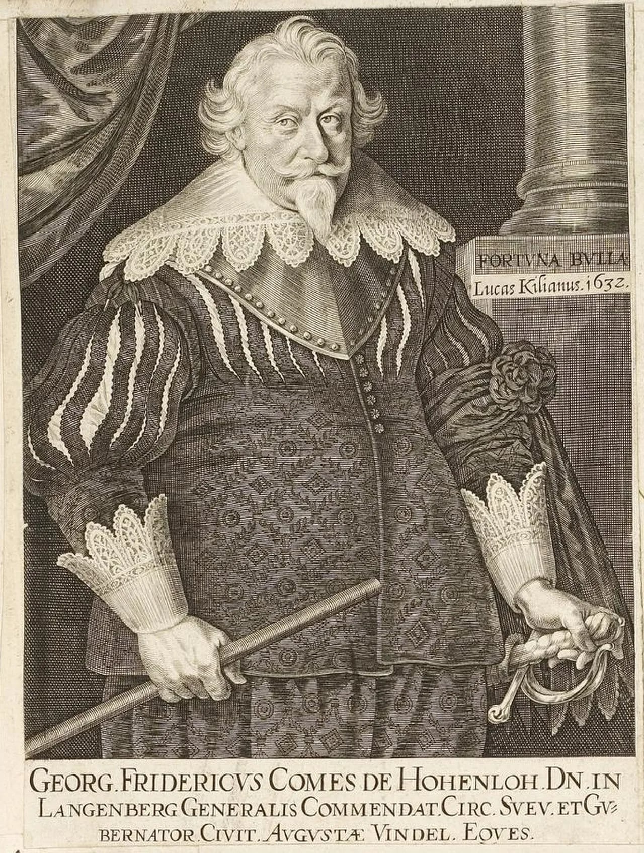 Porträt von Georg Friedrich (1569–1645) – Gedenkseite
