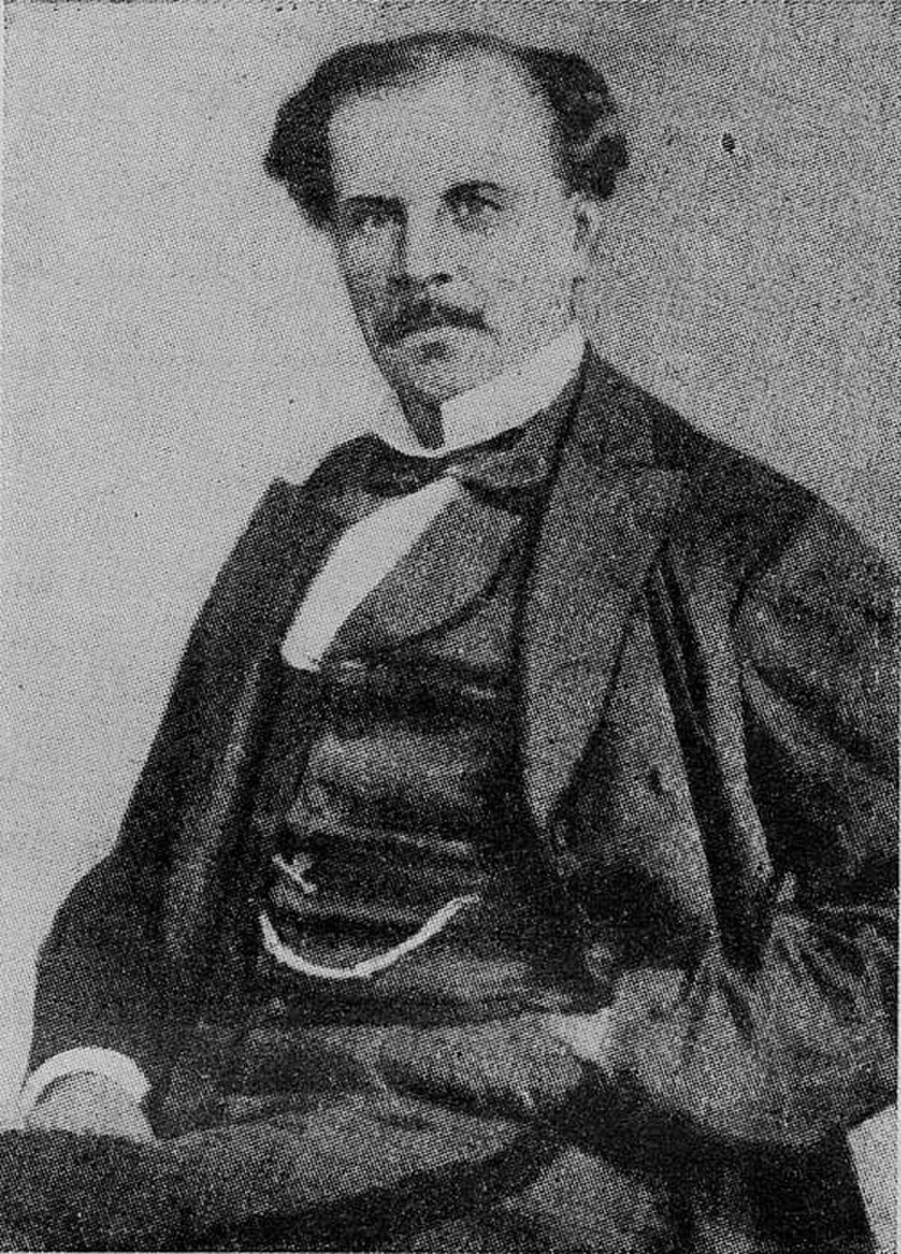 Porträt von Hilario Ascasubi (1807–1875) – Gedenkseite
