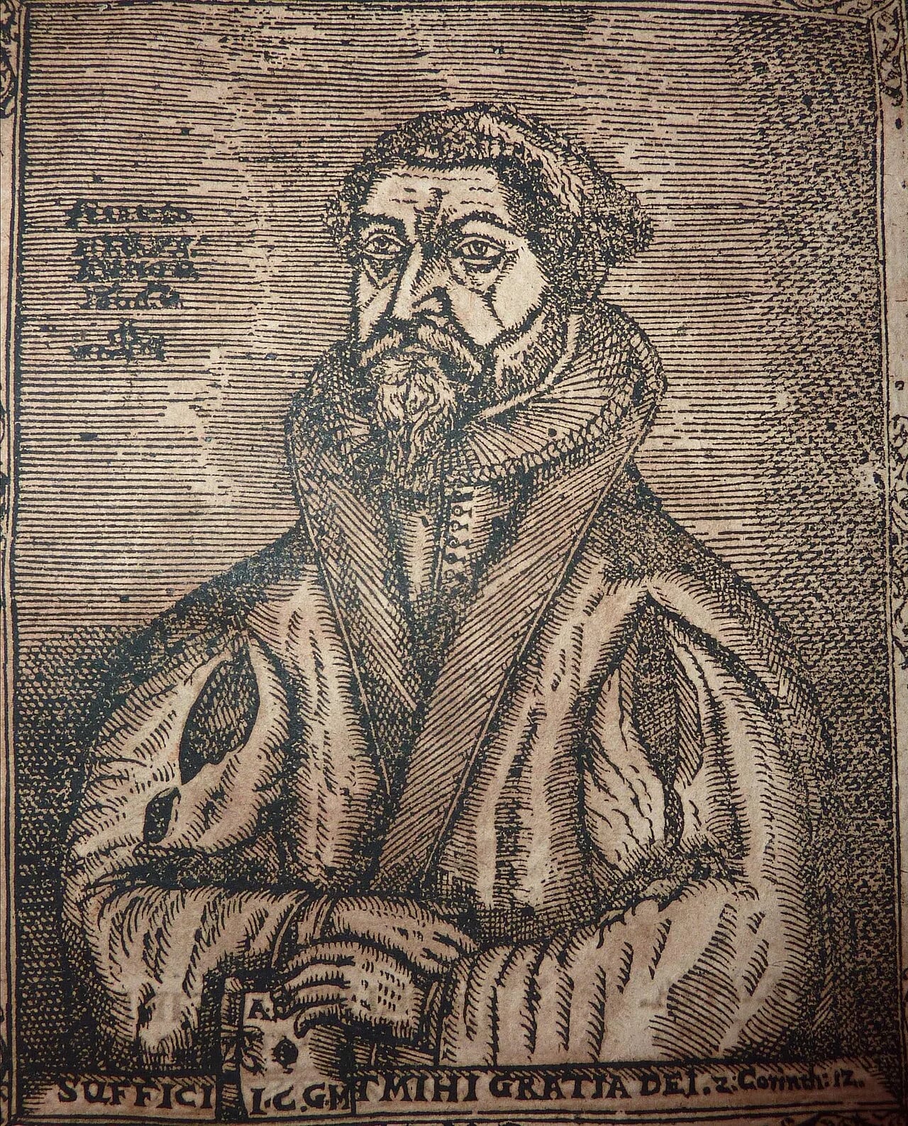 Porträt von Johannes Coler (1566–1639) – Gedenkseite
