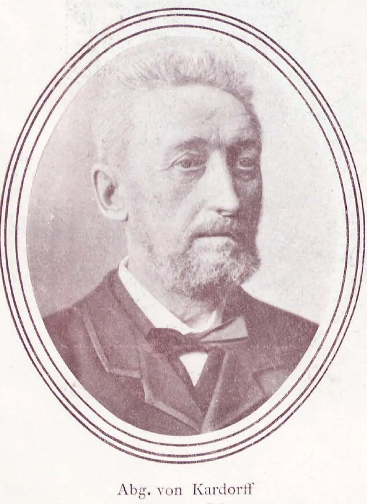 Portrait of Wilhelm von Kardorff (1828–1907) – memorial page