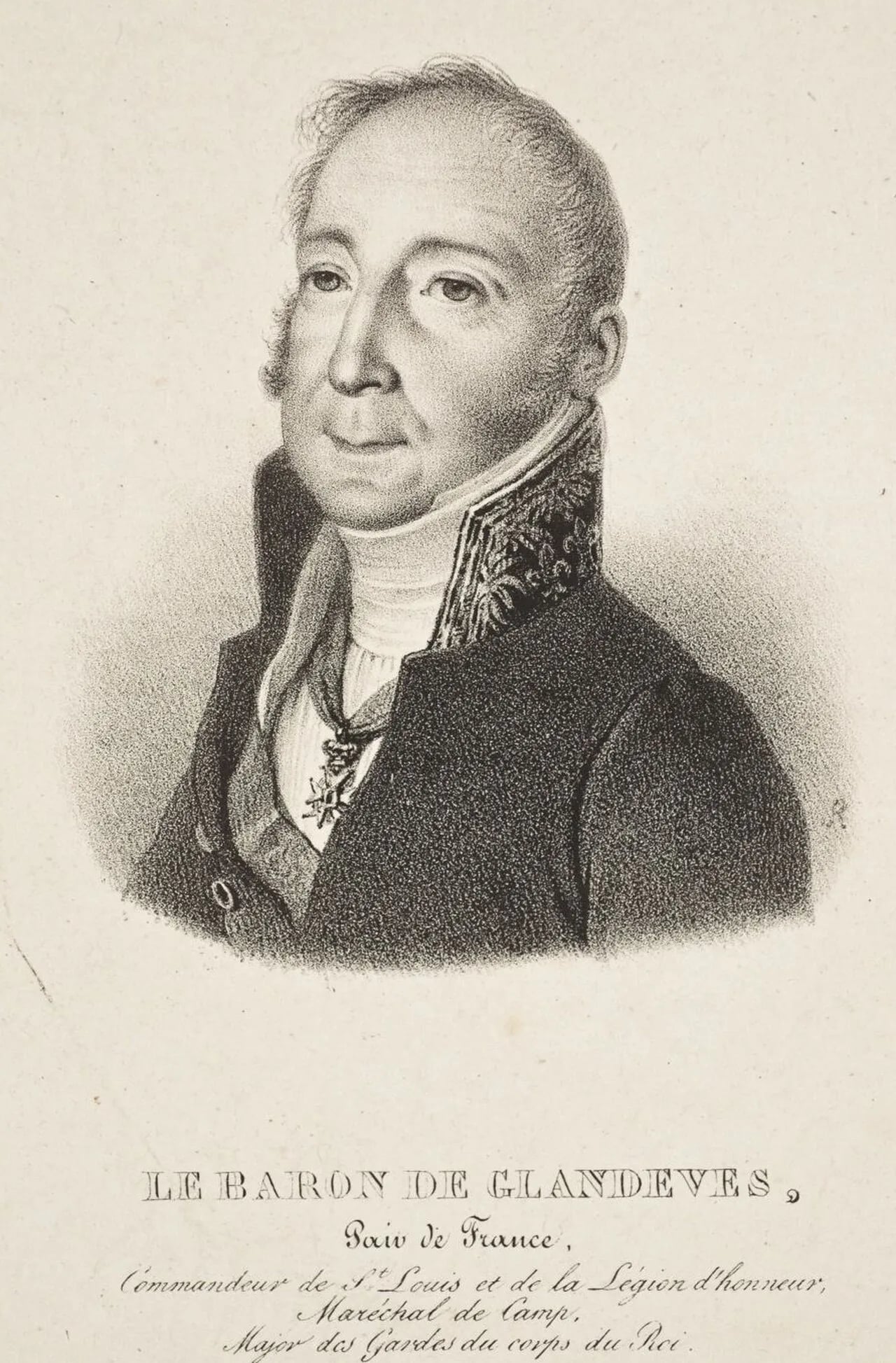 Portrait of Georges-François-Pierre de Glandevès (1768–1832) – memorial page