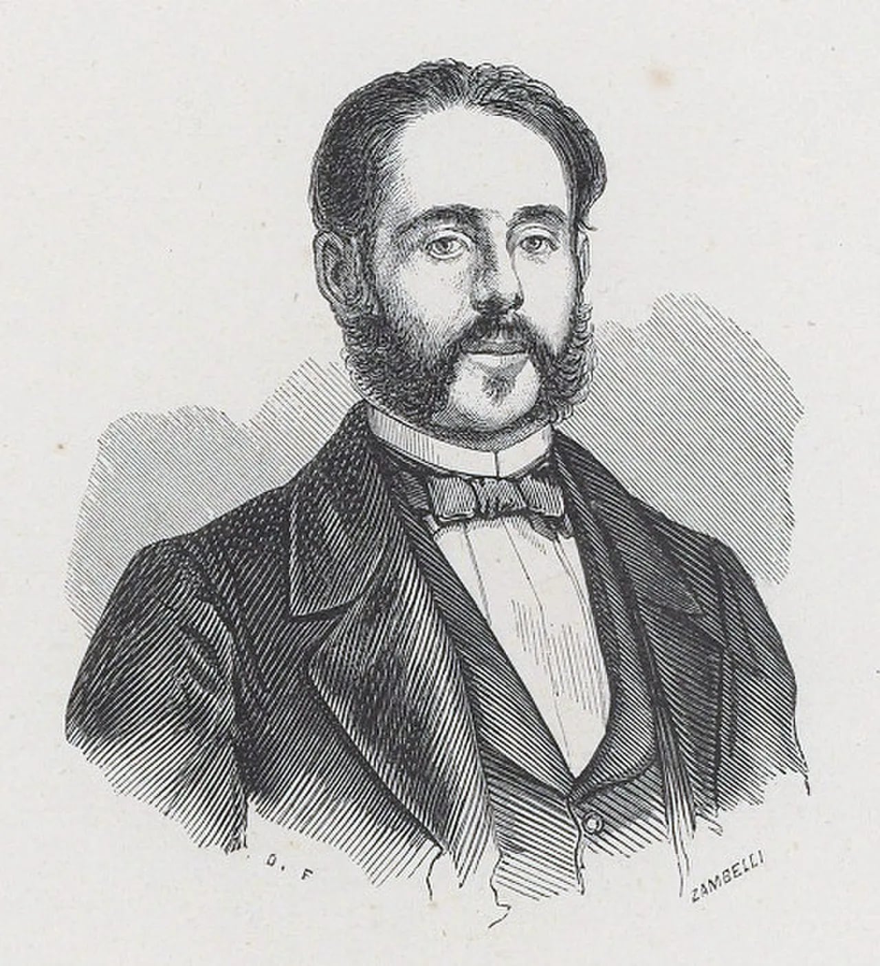 Portrait of Tommaso Agudio (1827–1893) – memorial page
