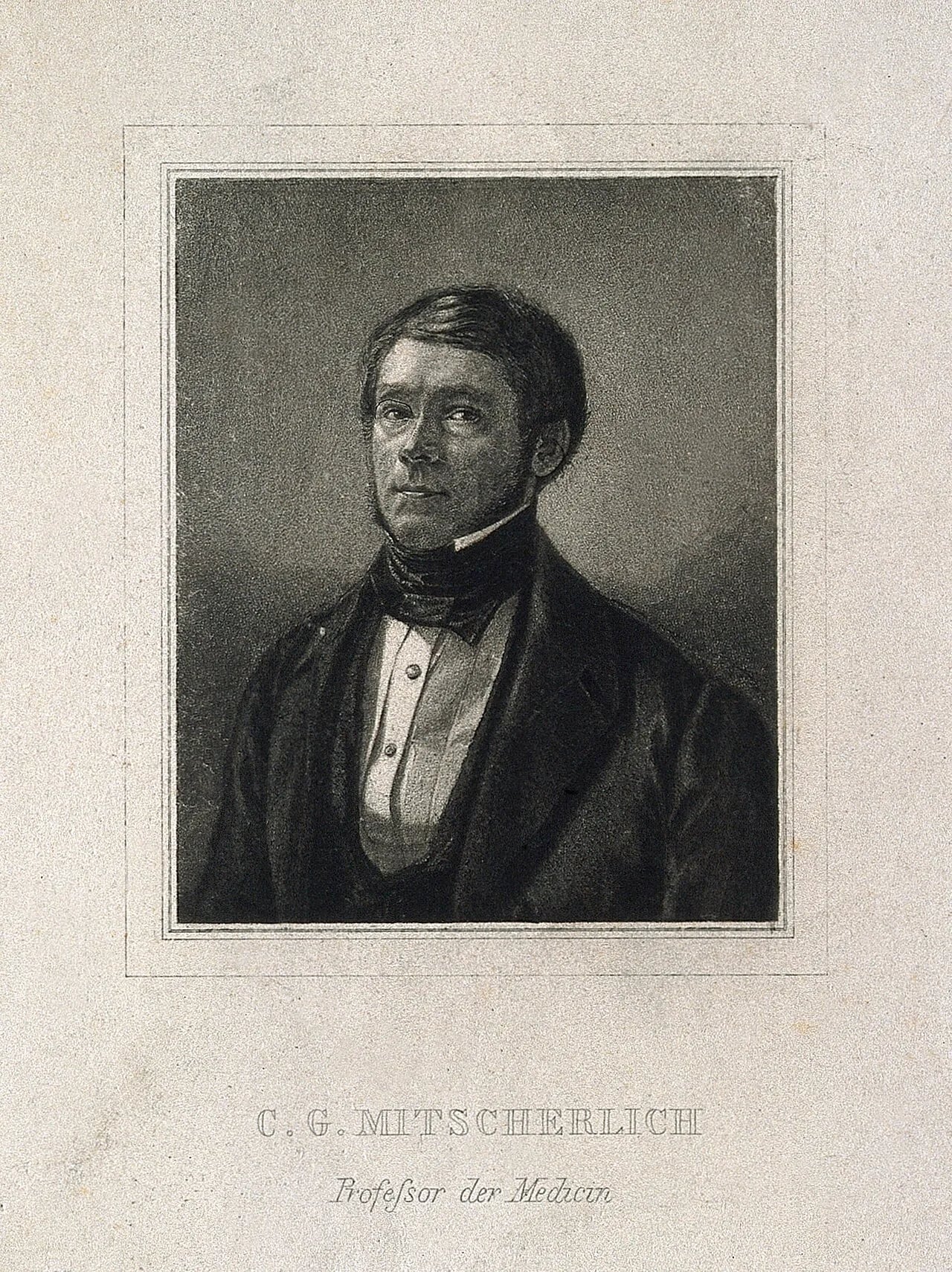 Porträt von Karl Gustav Mitscherlich (1805–1871) – Gedenkseite