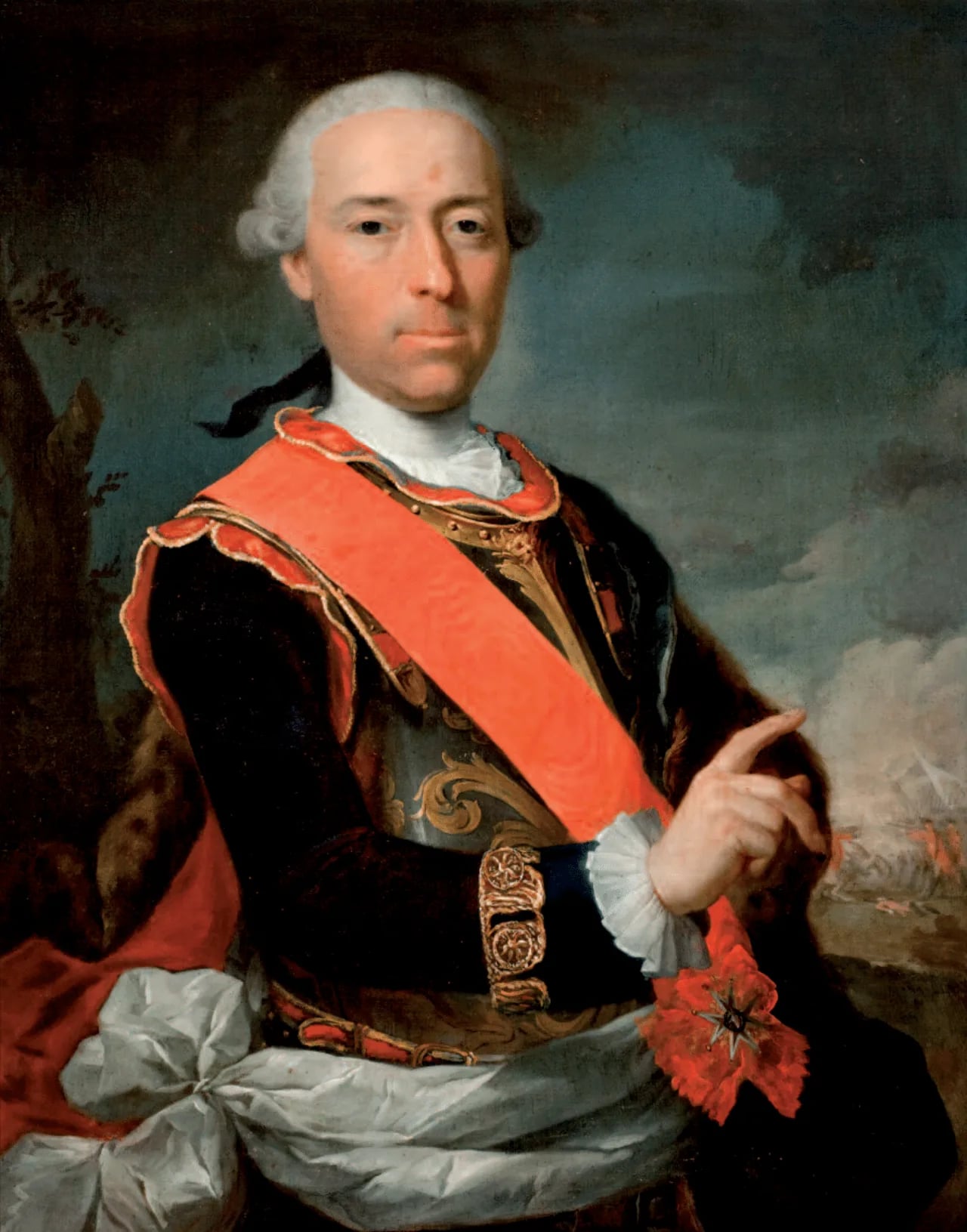 Porträt von Antoine-Pancrace de Courten (1720–1789) – Gedenkseite