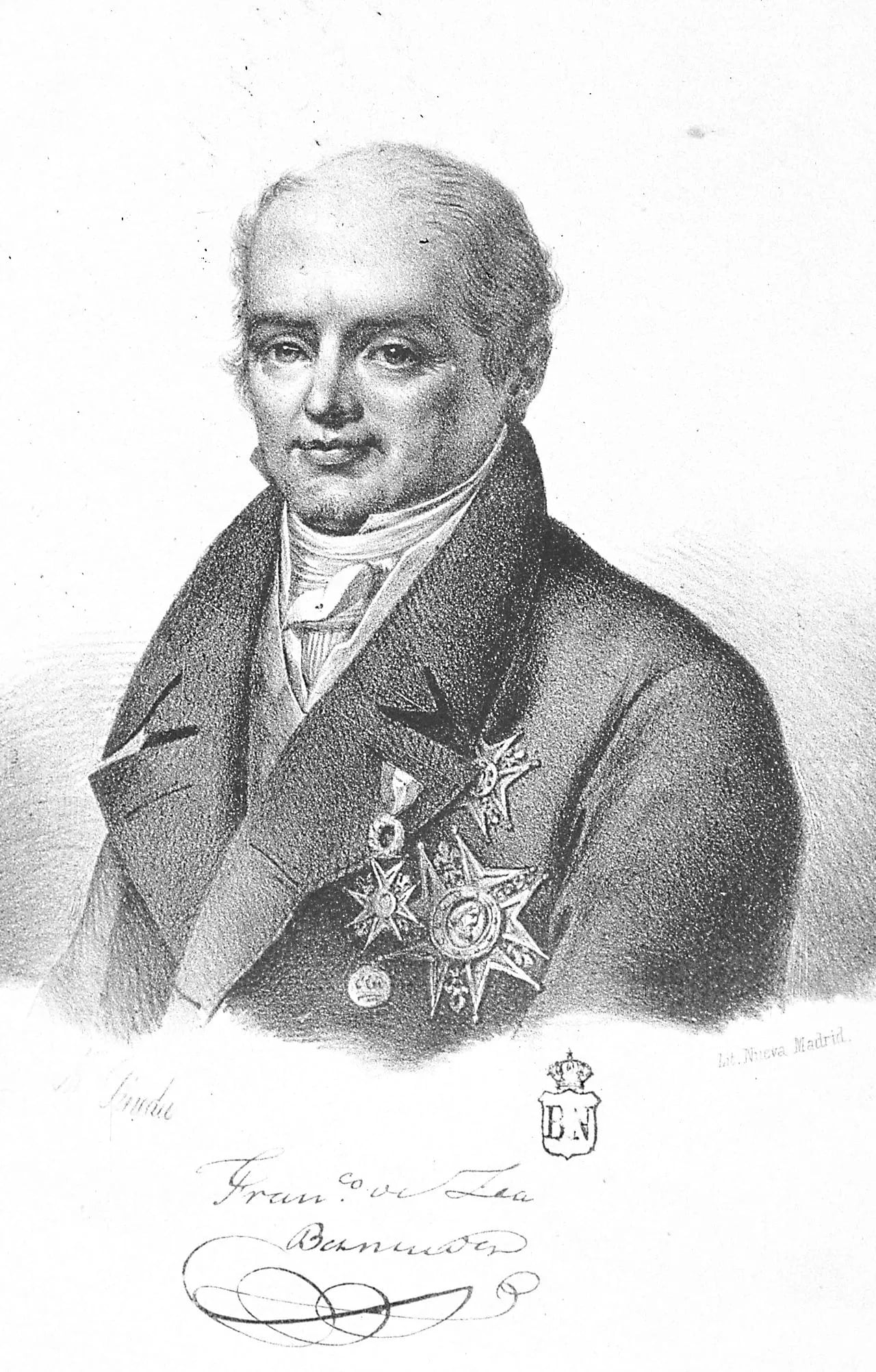 Portrait of Francisco Cea Bermúdez (1779–1850) – memorial page