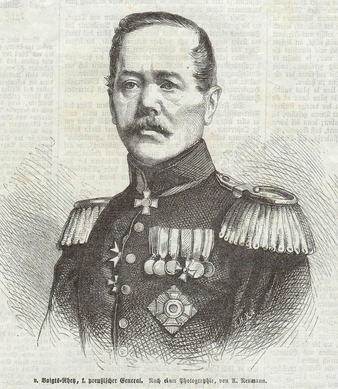 Portrait of Konstantin Bernhard von Voigts-Rhetz (1809–1877) – memorial page
